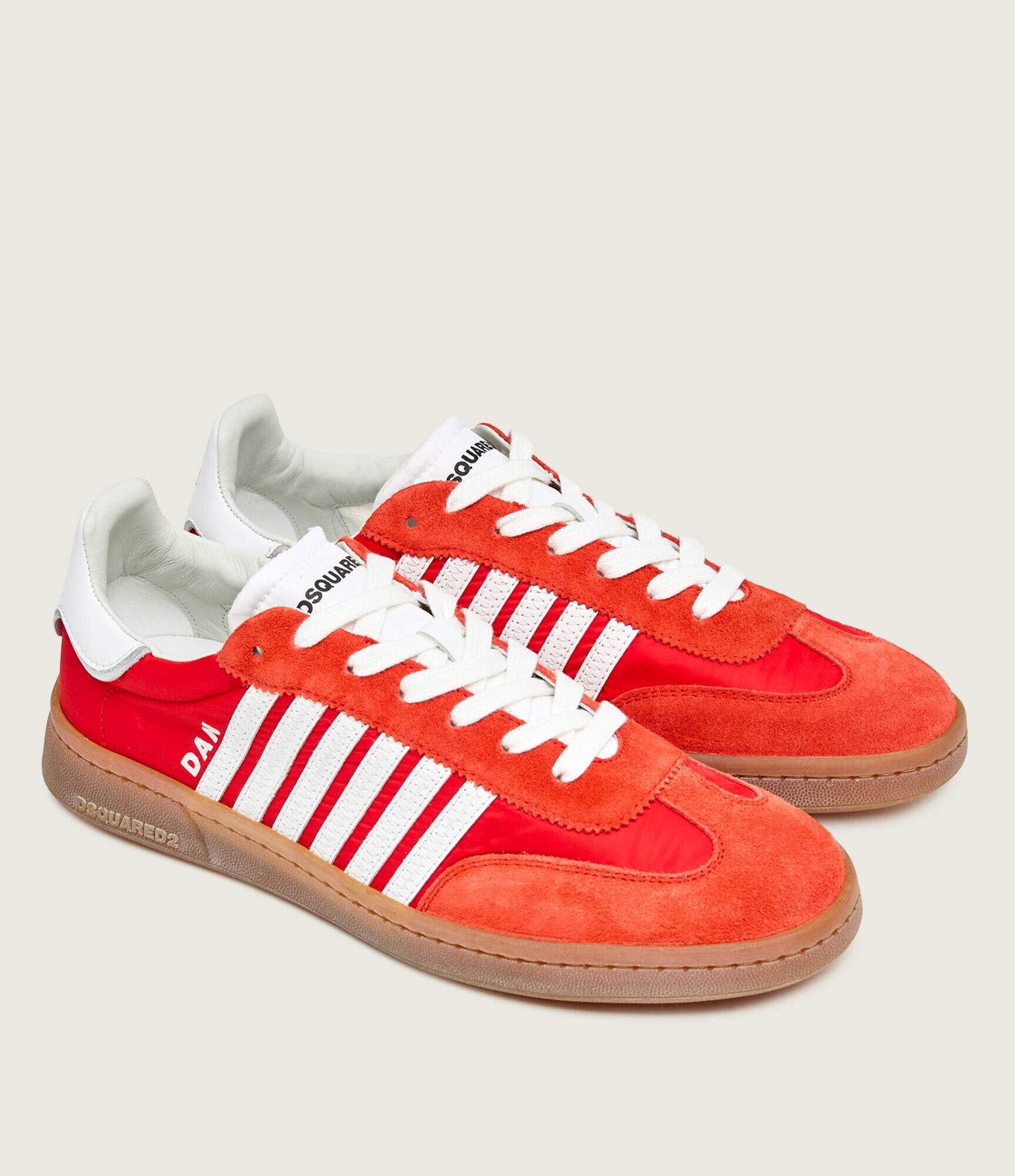 Dsquared2 Sneakers Boxer| piele întoarsă