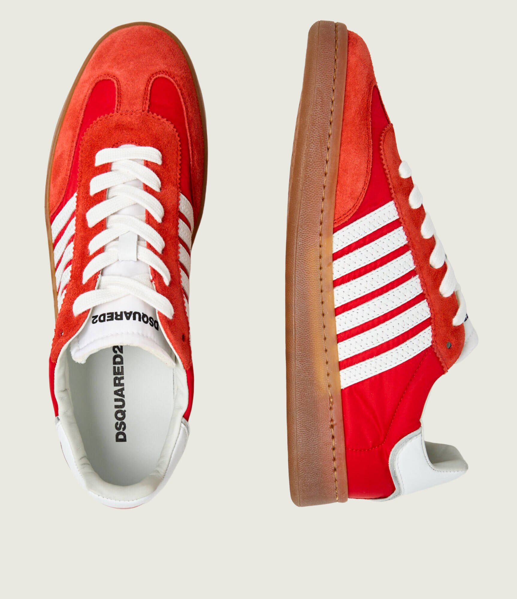 Dsquared2 Sneakers Boxer| piele întoarsă