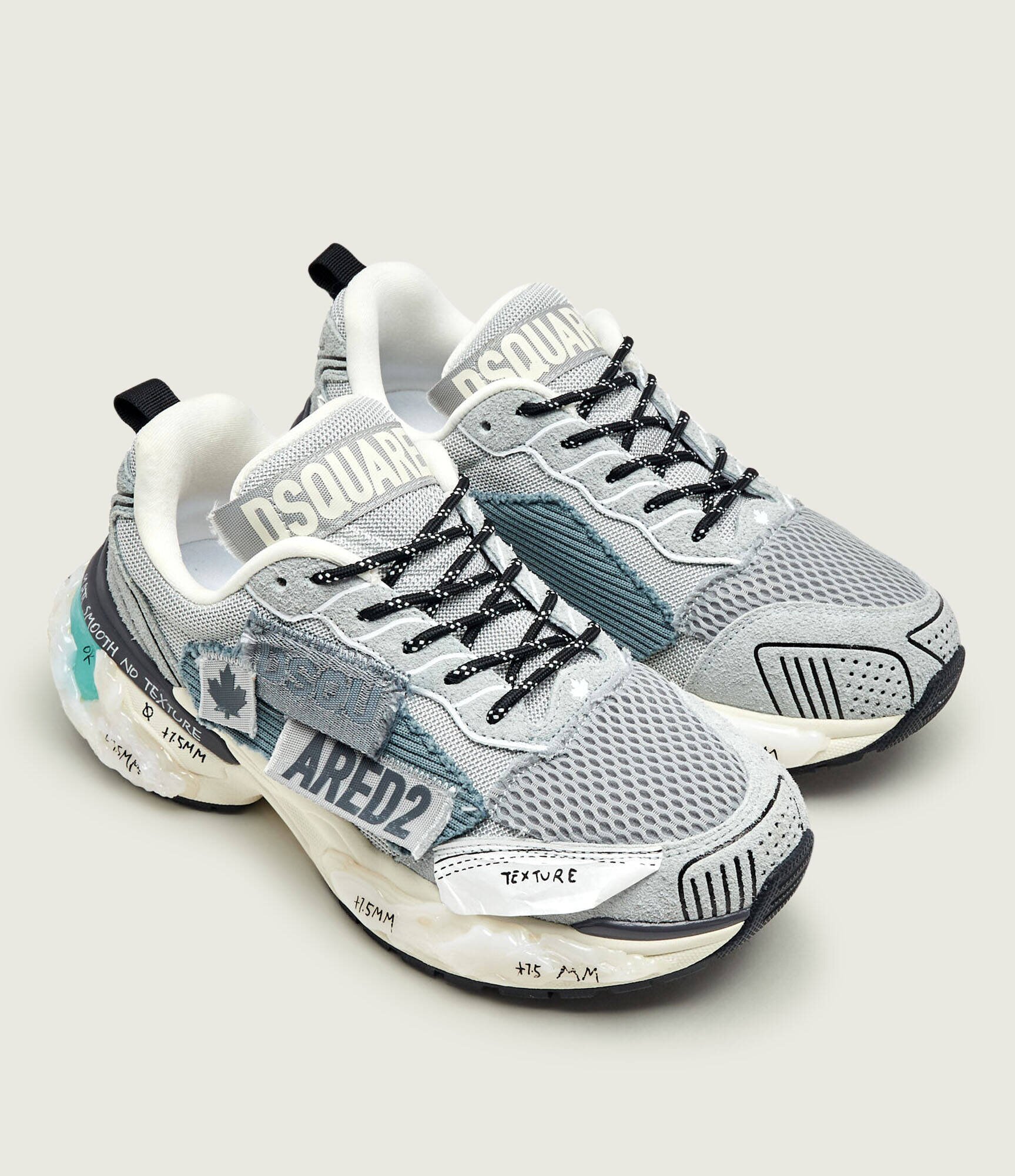 Dsquared2 Sneakers Faster | piele întoarsă