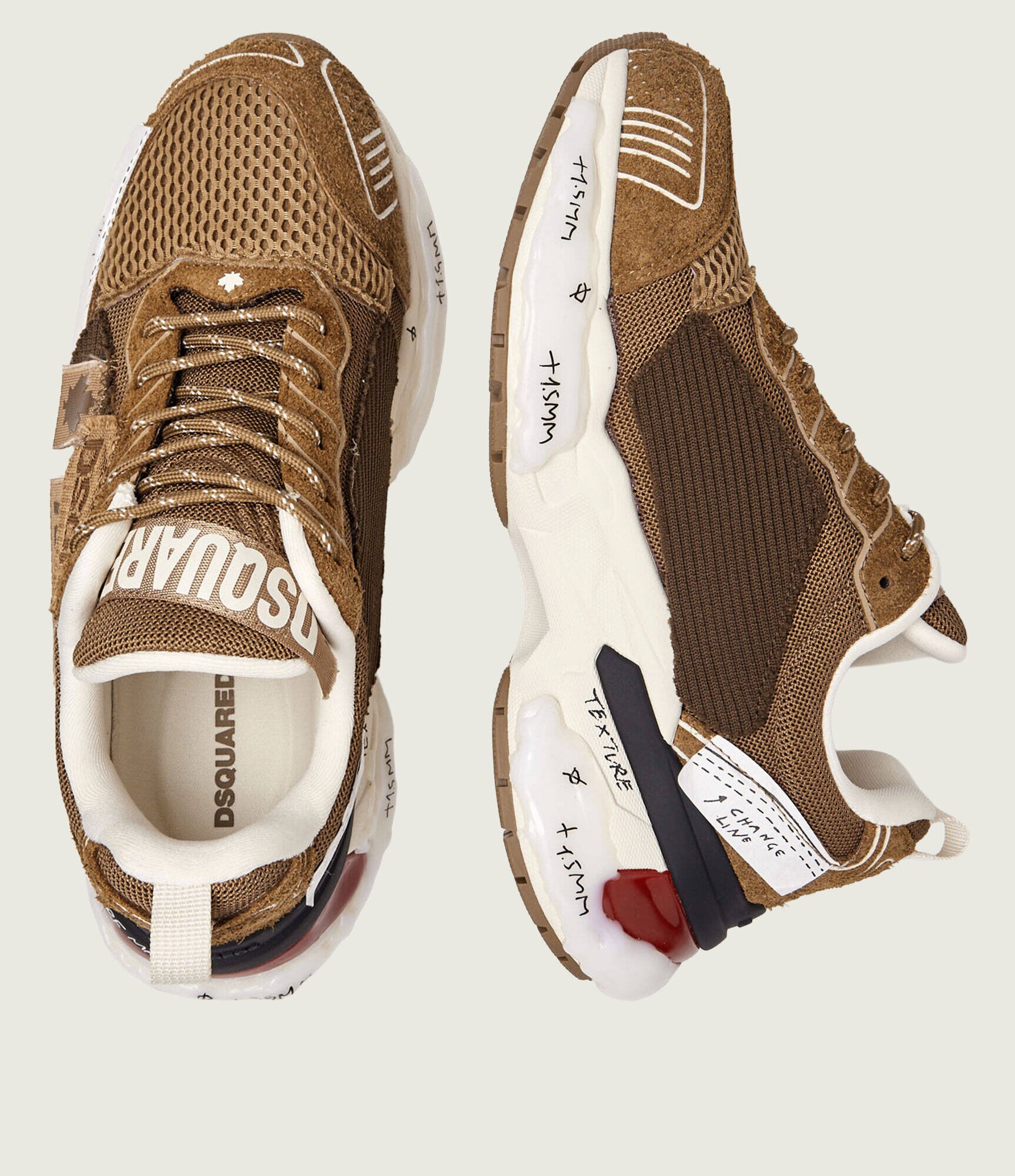 Dsquared2 Sneakers Faster | piele întoarsă