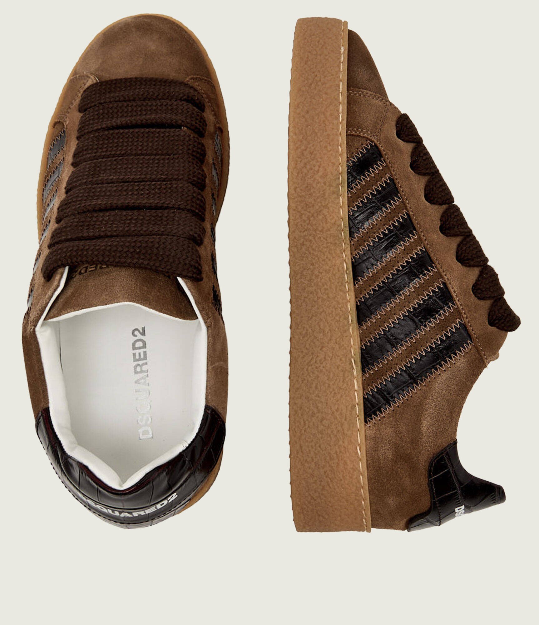 Dsquared2 Sneakers Rapper's Delight | piele întoarsă