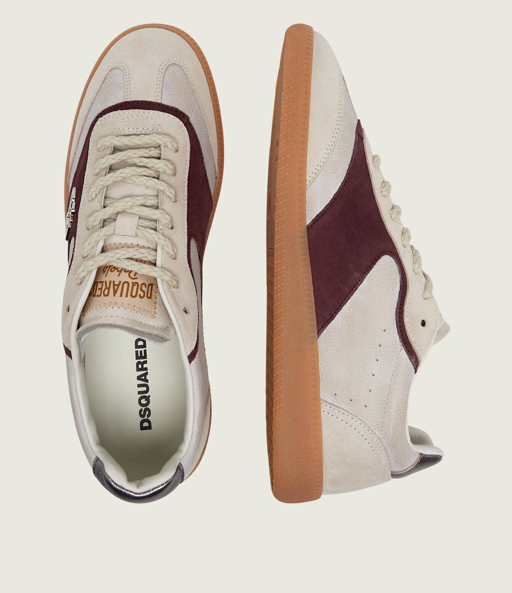 Dsquared2 Sneakers Rebel | piele întoarsă