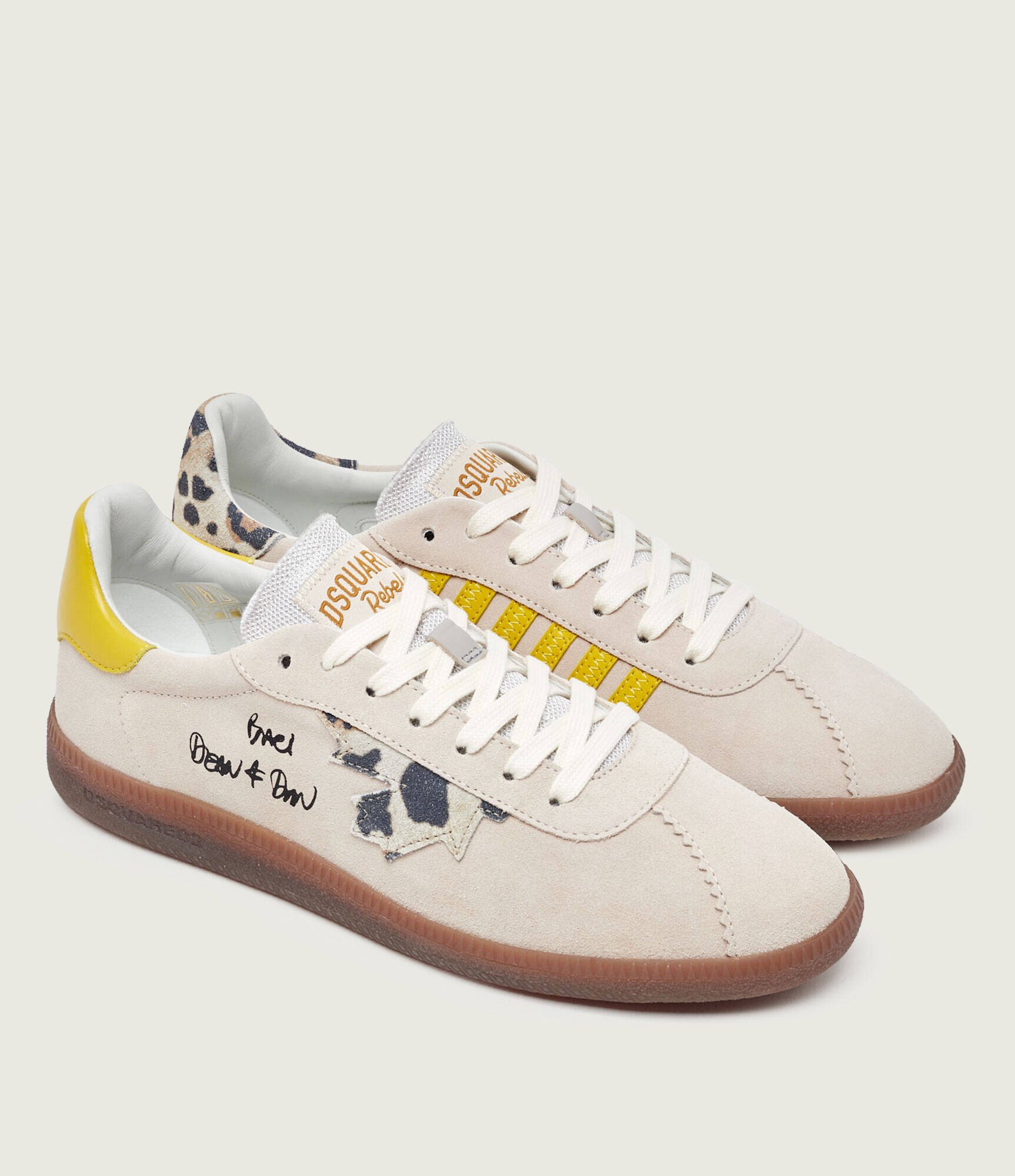 Dsquared2 Sneakers Rebel | piele întoarsă