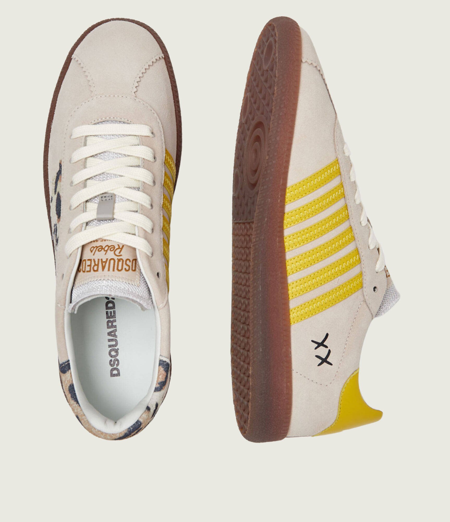 Dsquared2 Sneakers Rebel | piele întoarsă