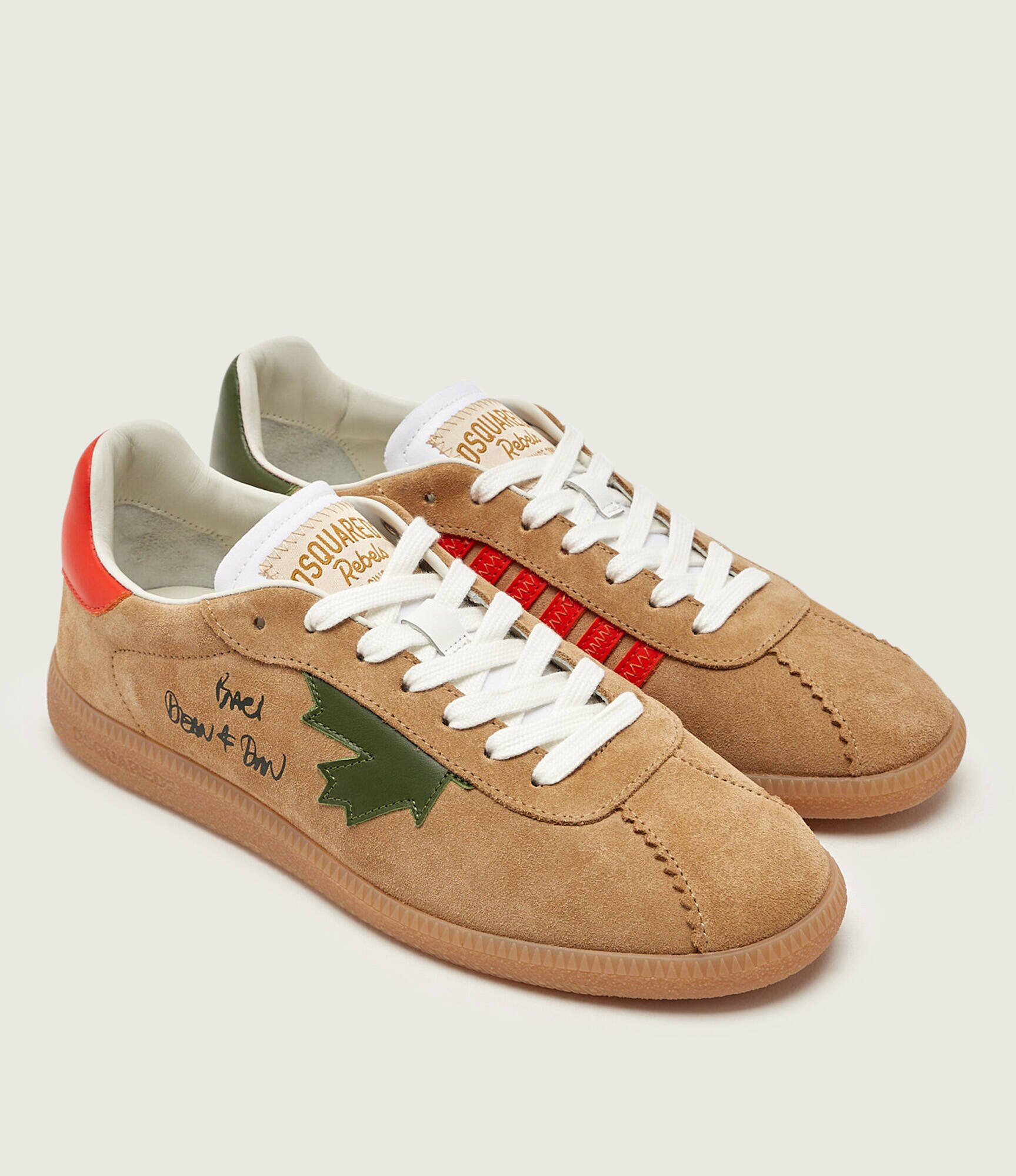 Dsquared2 Sneakers Rebel | piele întoarsă