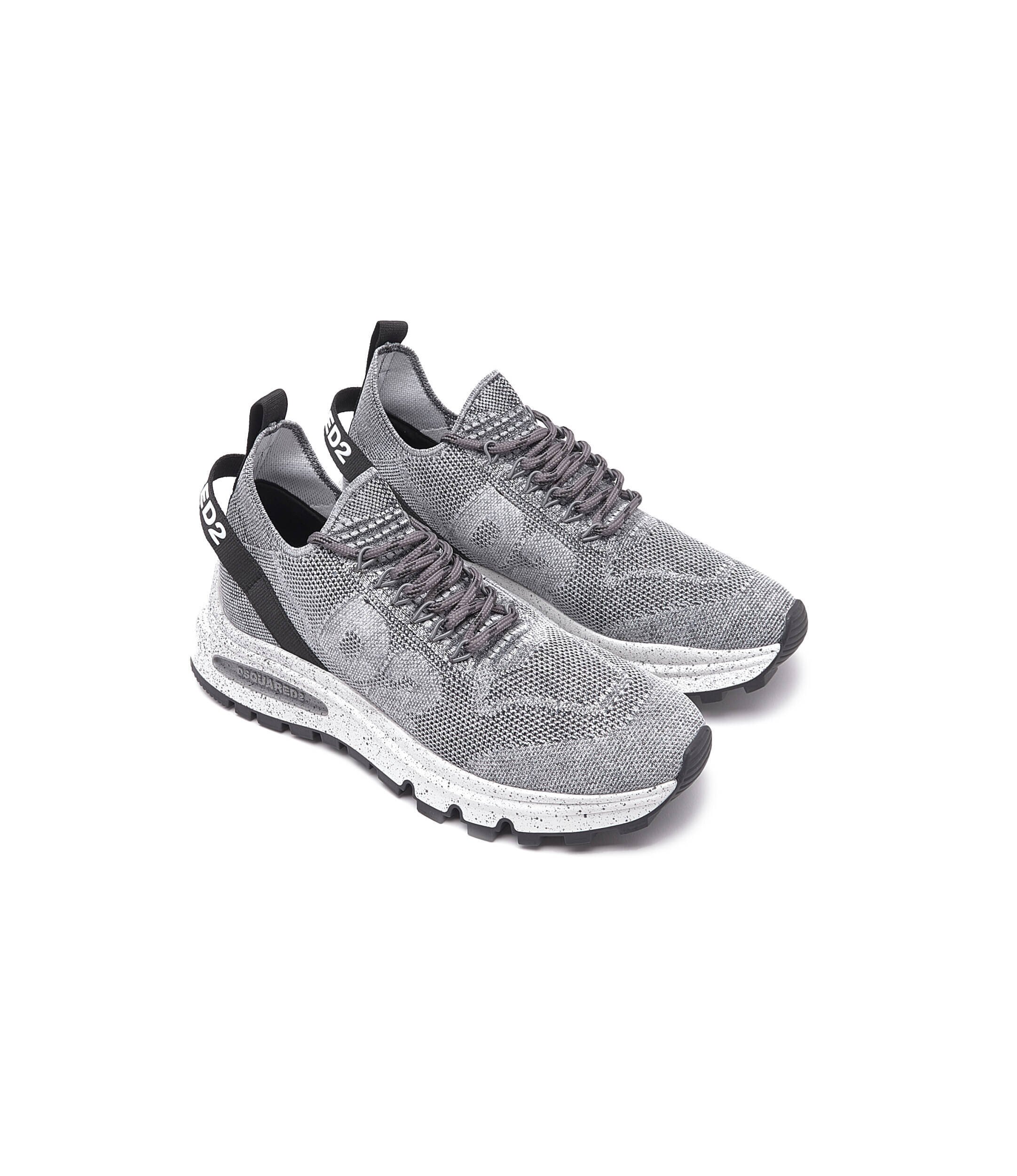 Dsquared2 Sneakers RUNDS2 cu adaos de piele