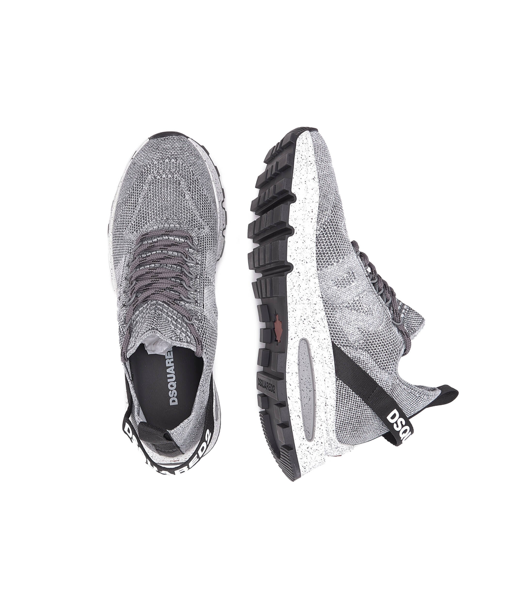 Dsquared2 Sneakers RUNDS2 cu adaos de piele