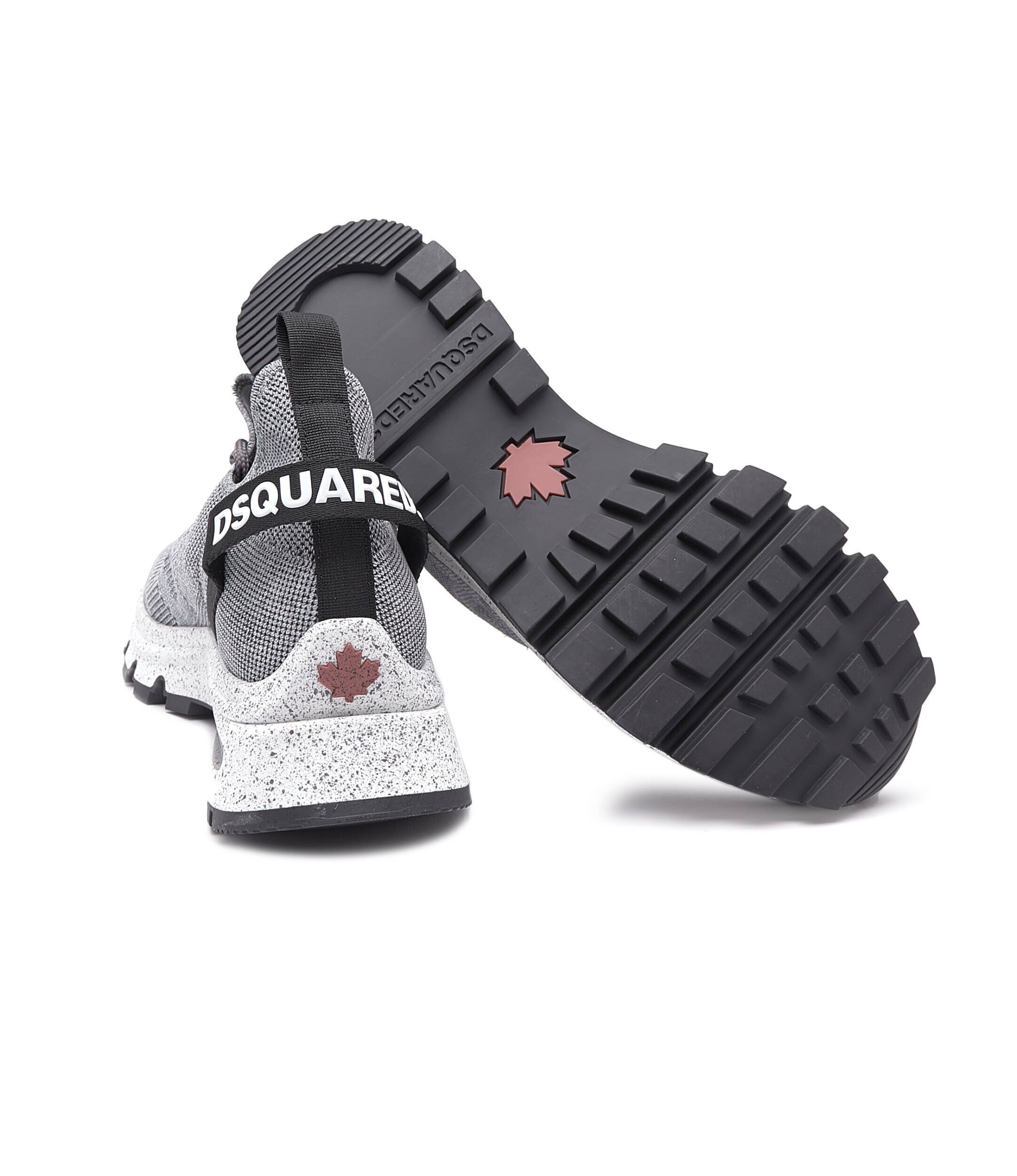 Dsquared2 Sneakers RUNDS2 cu adaos de piele