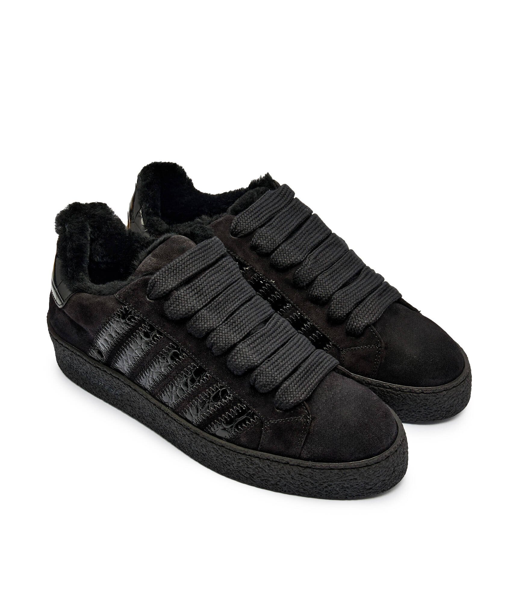 Dsquared2 Sneakers | shearling | piele întoarsă