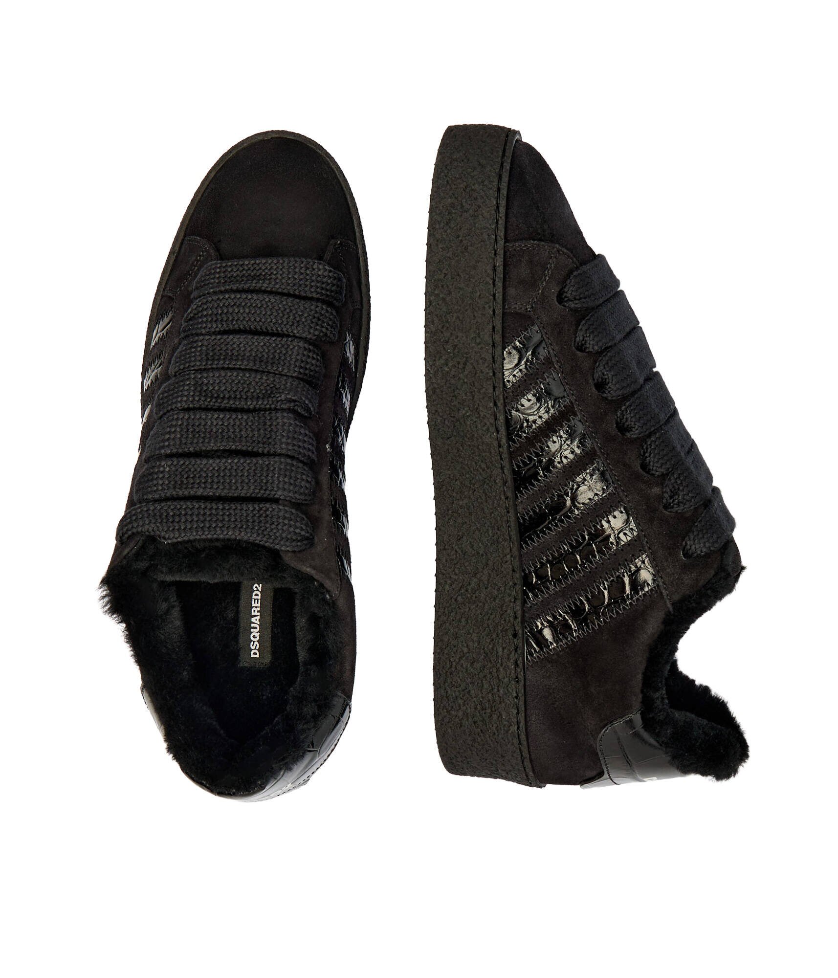 Dsquared2 Sneakers | shearling | piele întoarsă