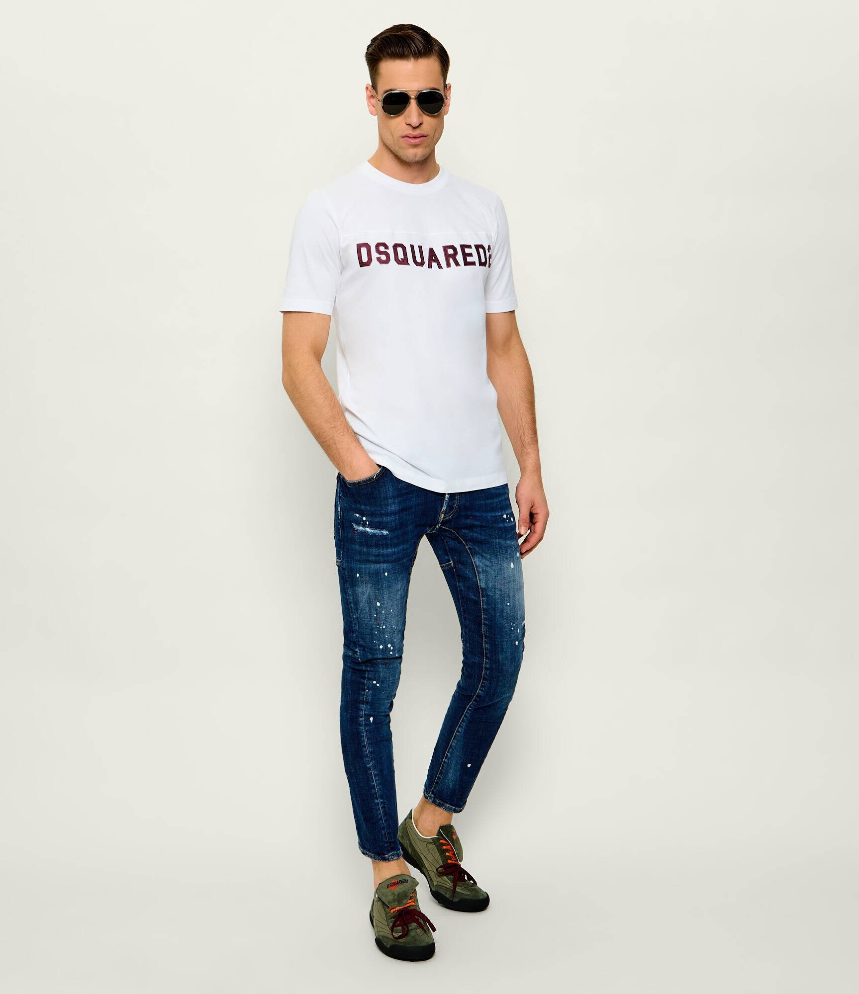 Dsquared2 Sneakers SOCCER | piele întoarsă