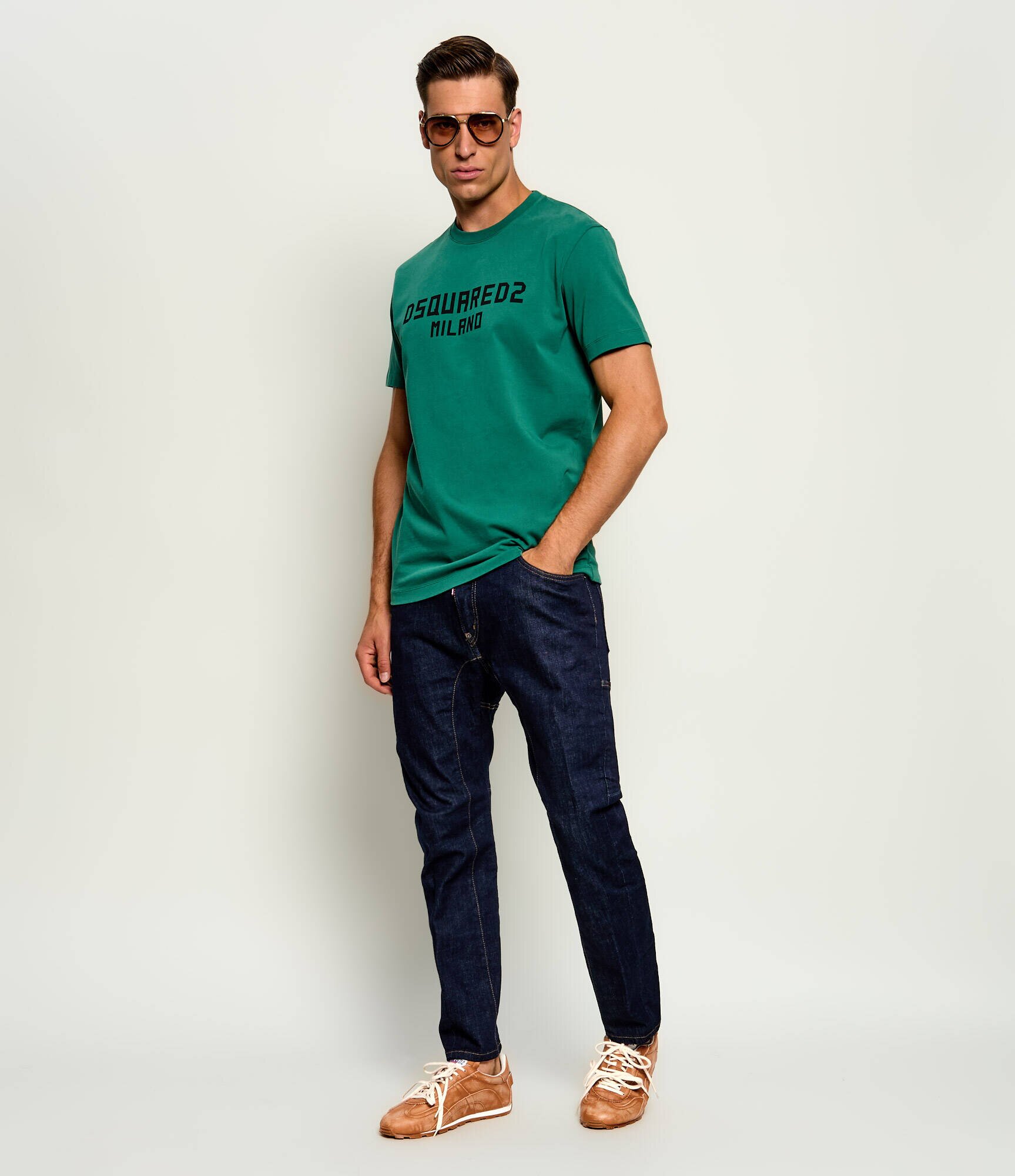 Dsquared2 Teniși din piele