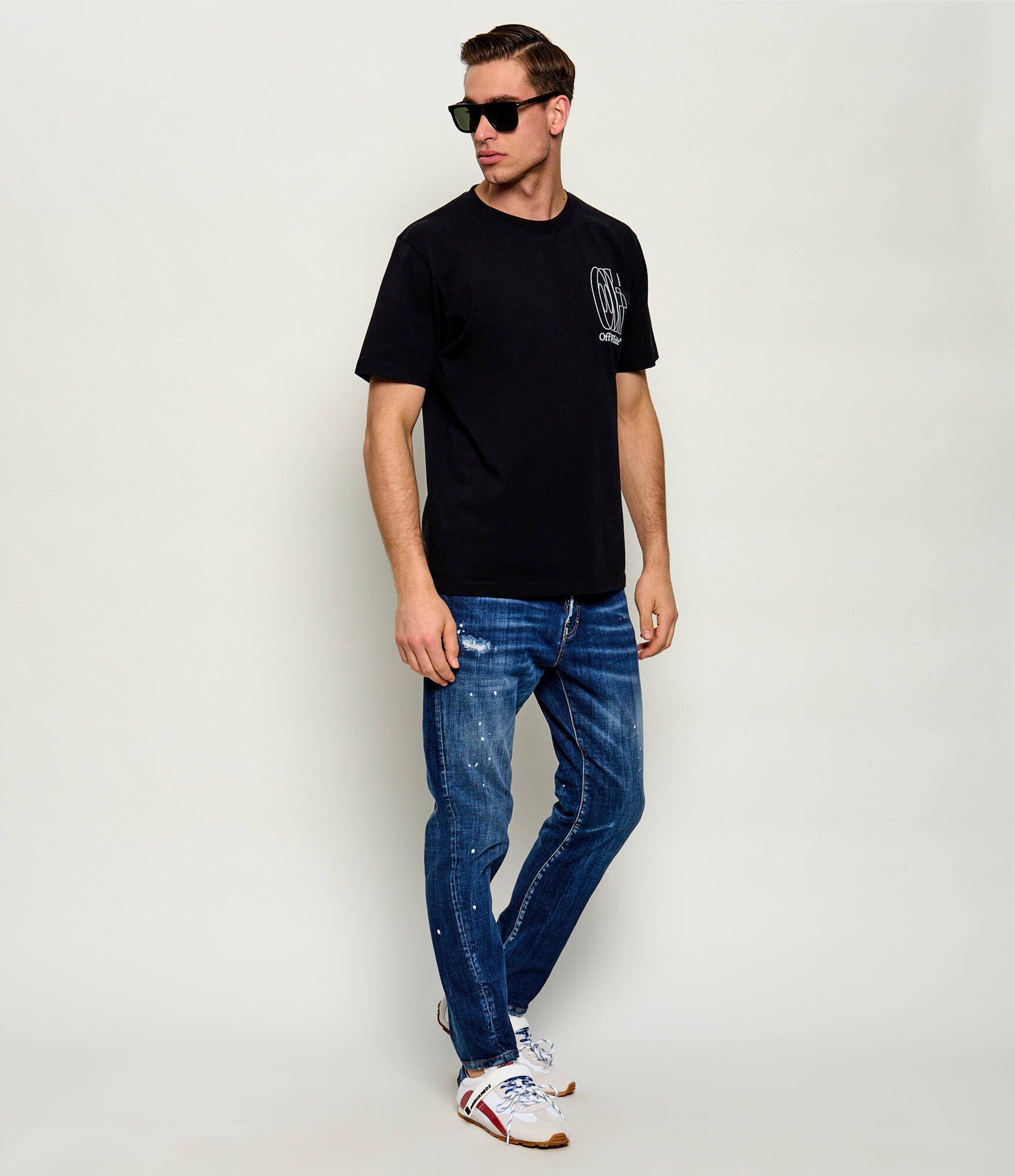 Dsquared2 Teniși din piele DC-642 | piele întoarsă