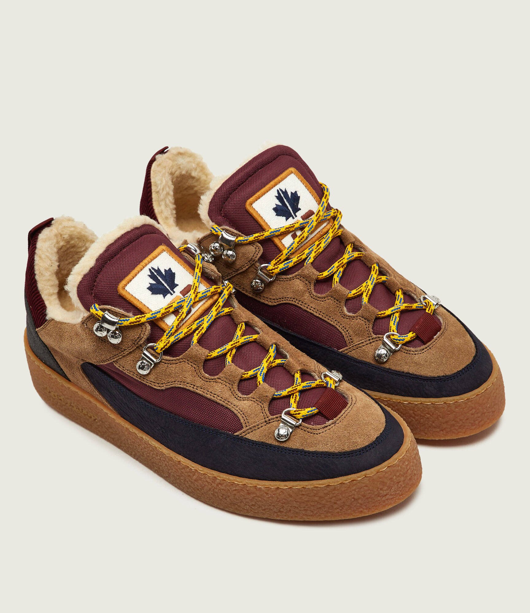 Dsquared2 Teniși din piele Rapper's Delight | piele întoarsă