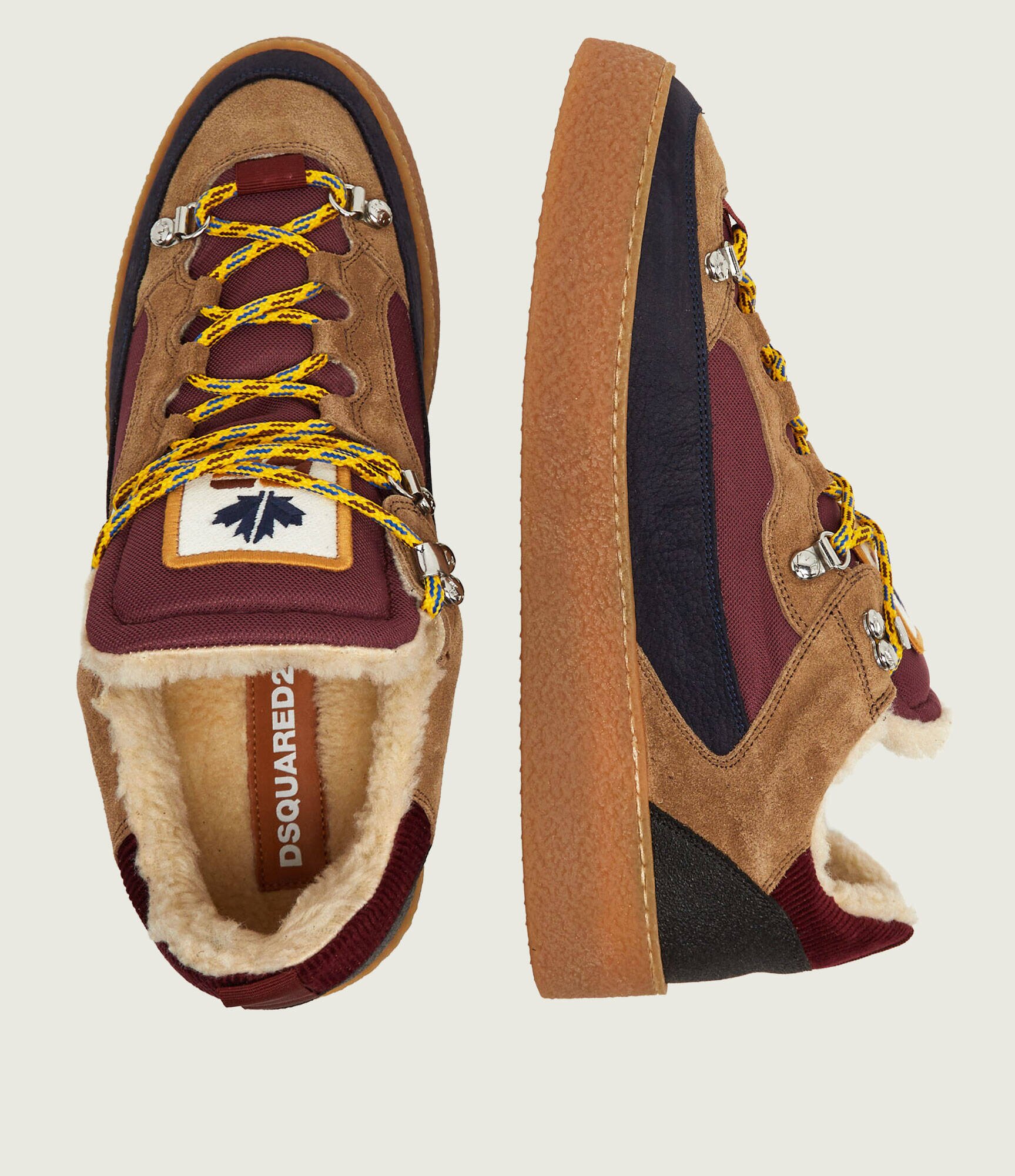 Dsquared2 Teniși din piele Rapper's Delight | piele întoarsă