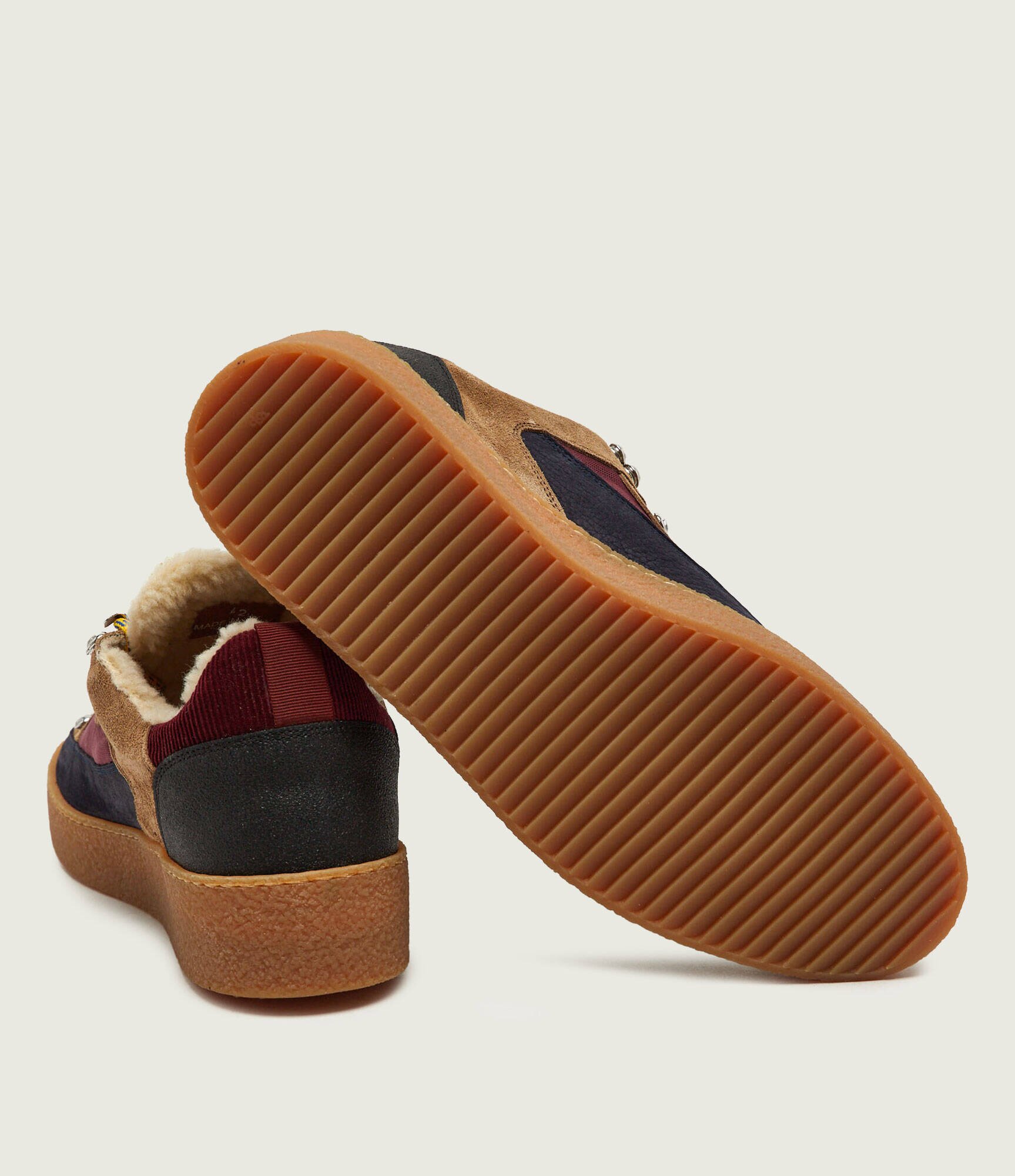 Dsquared2 Teniși din piele Rapper's Delight | piele întoarsă