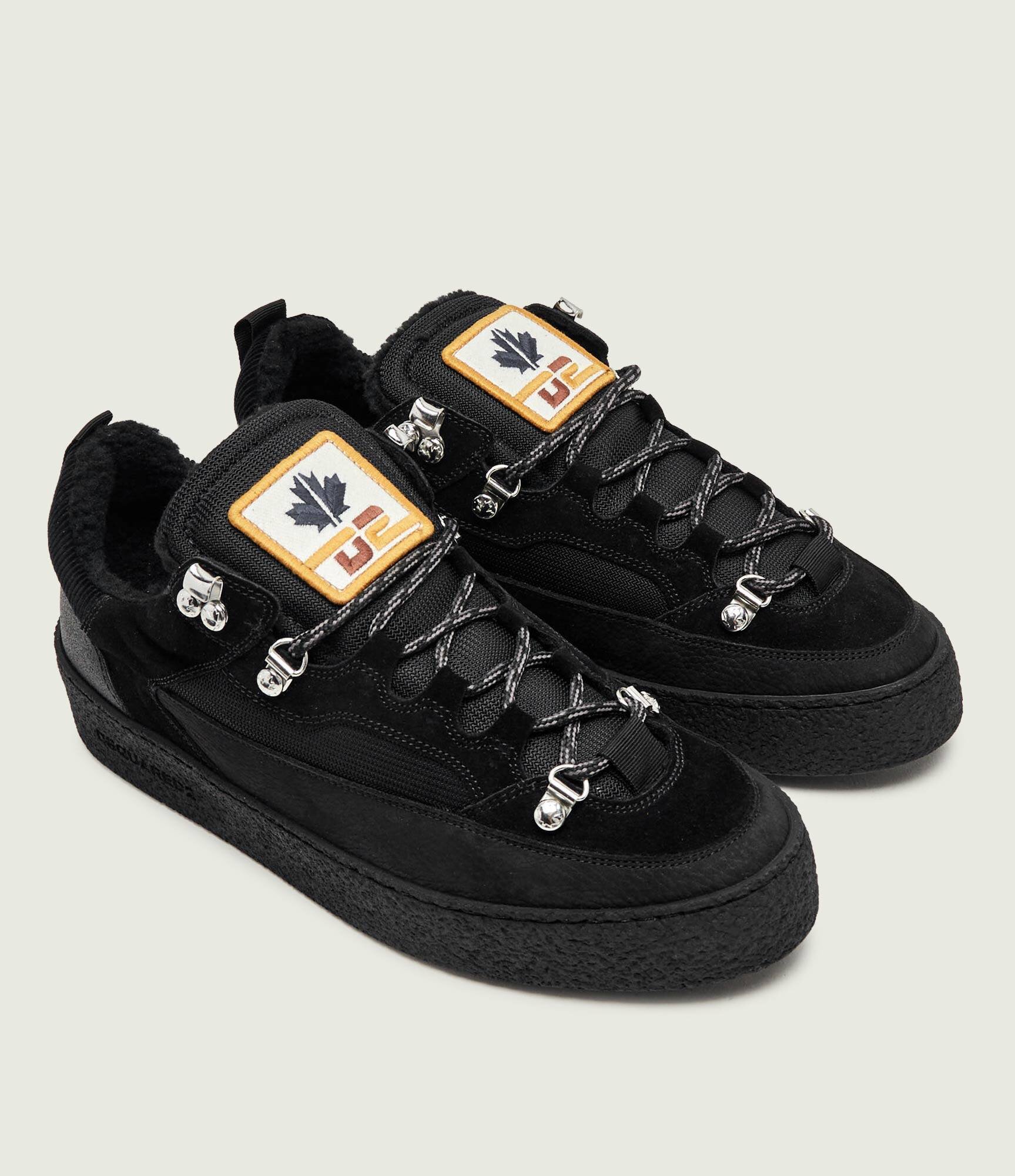 Dsquared2 Teniși din piele Rapper's Delight | piele întoarsă