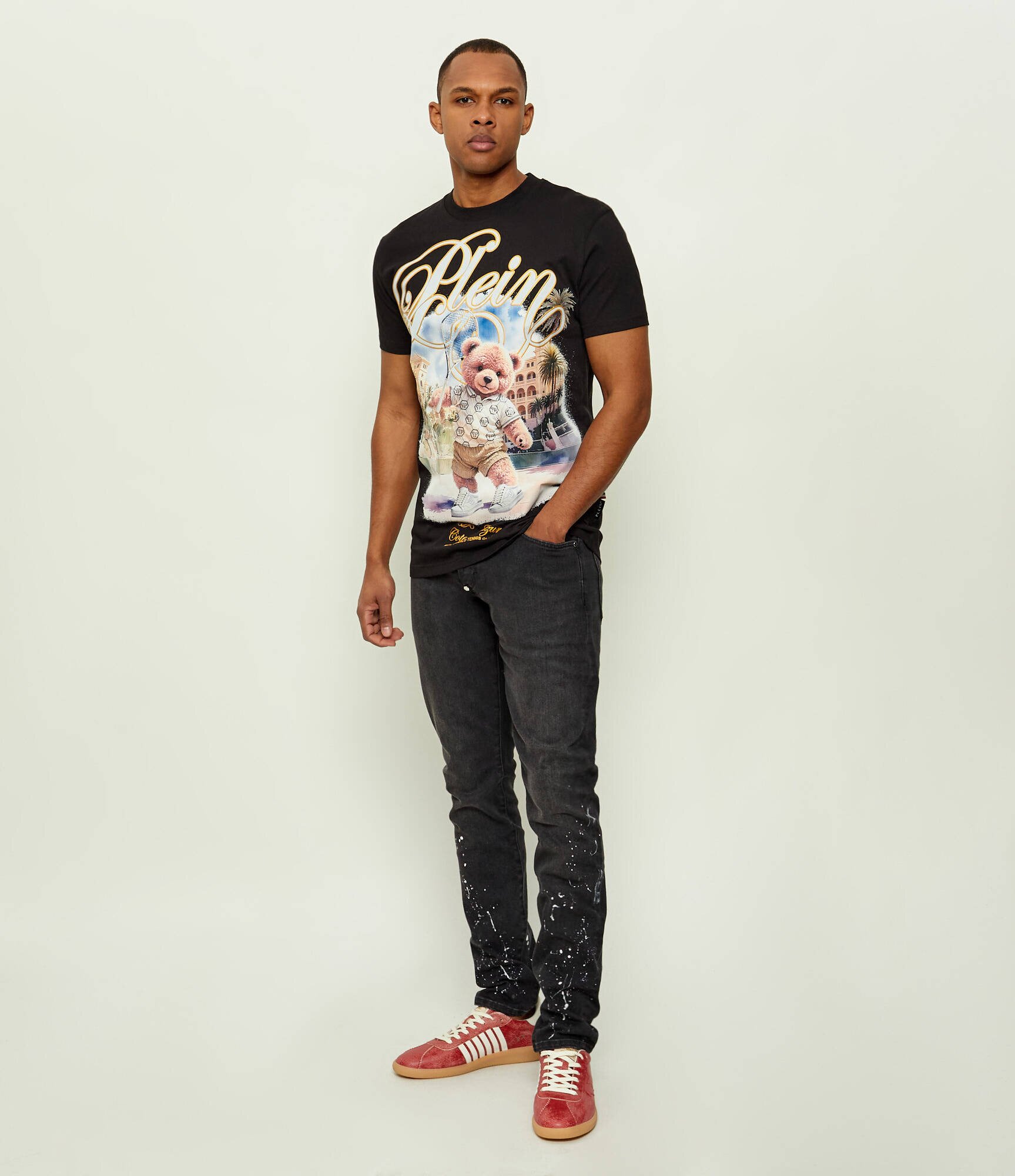 Dsquared2 Teniși din piele REBEL