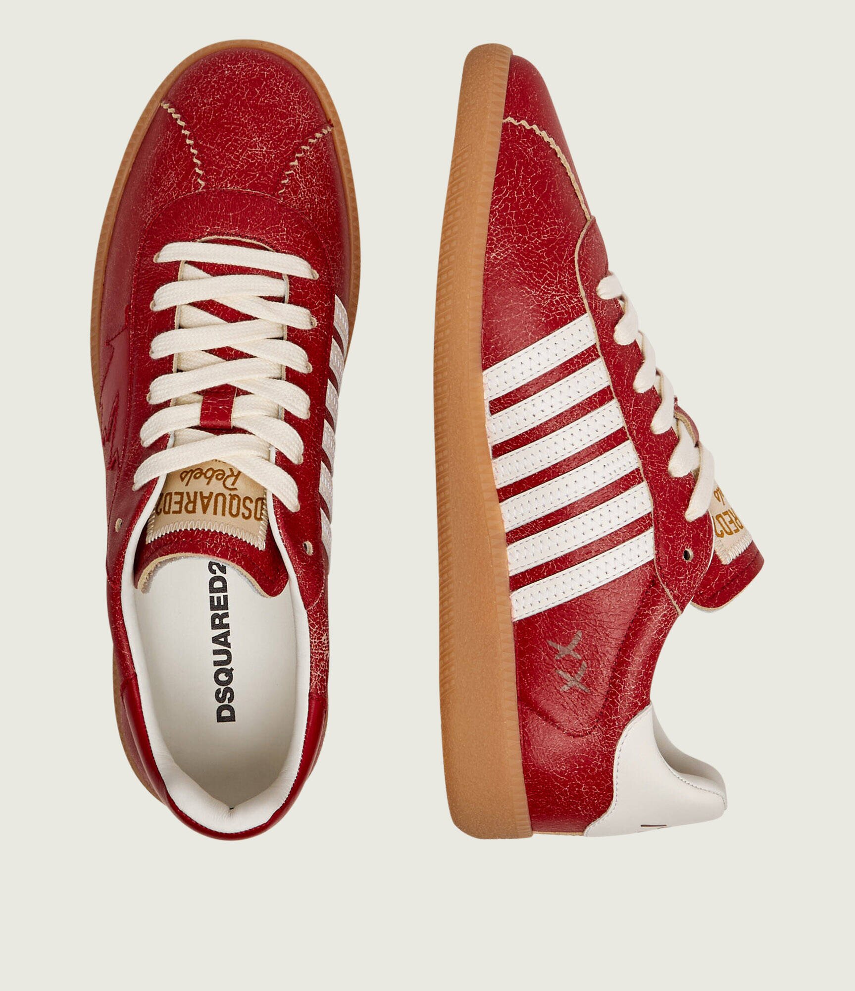 Dsquared2 Teniși din piele REBEL