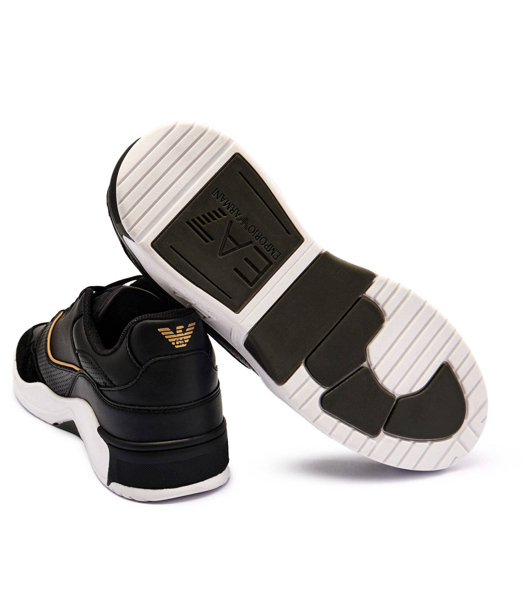 EA7 De piele sneakers