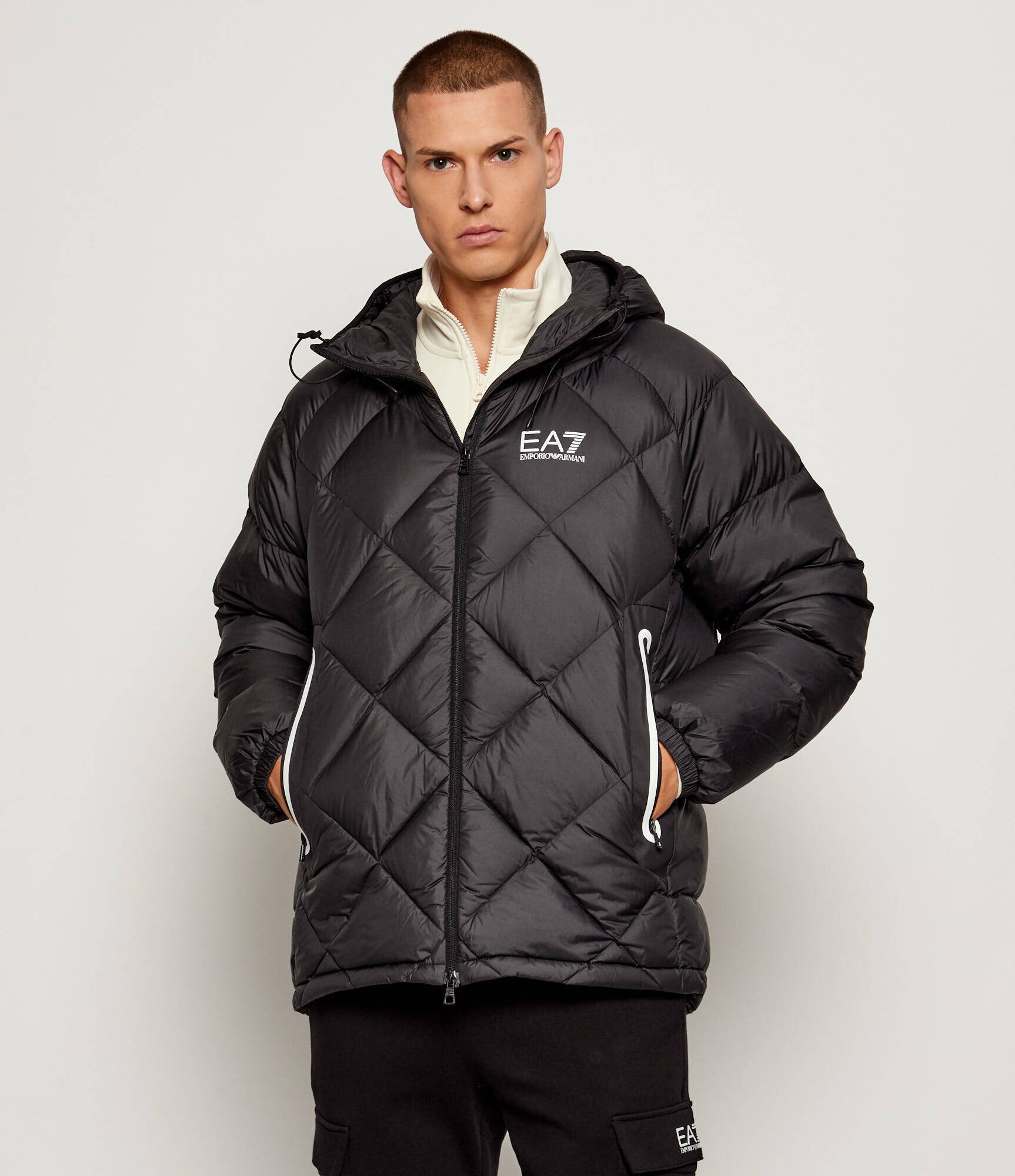 EA7 De puf geacă | Modern fit