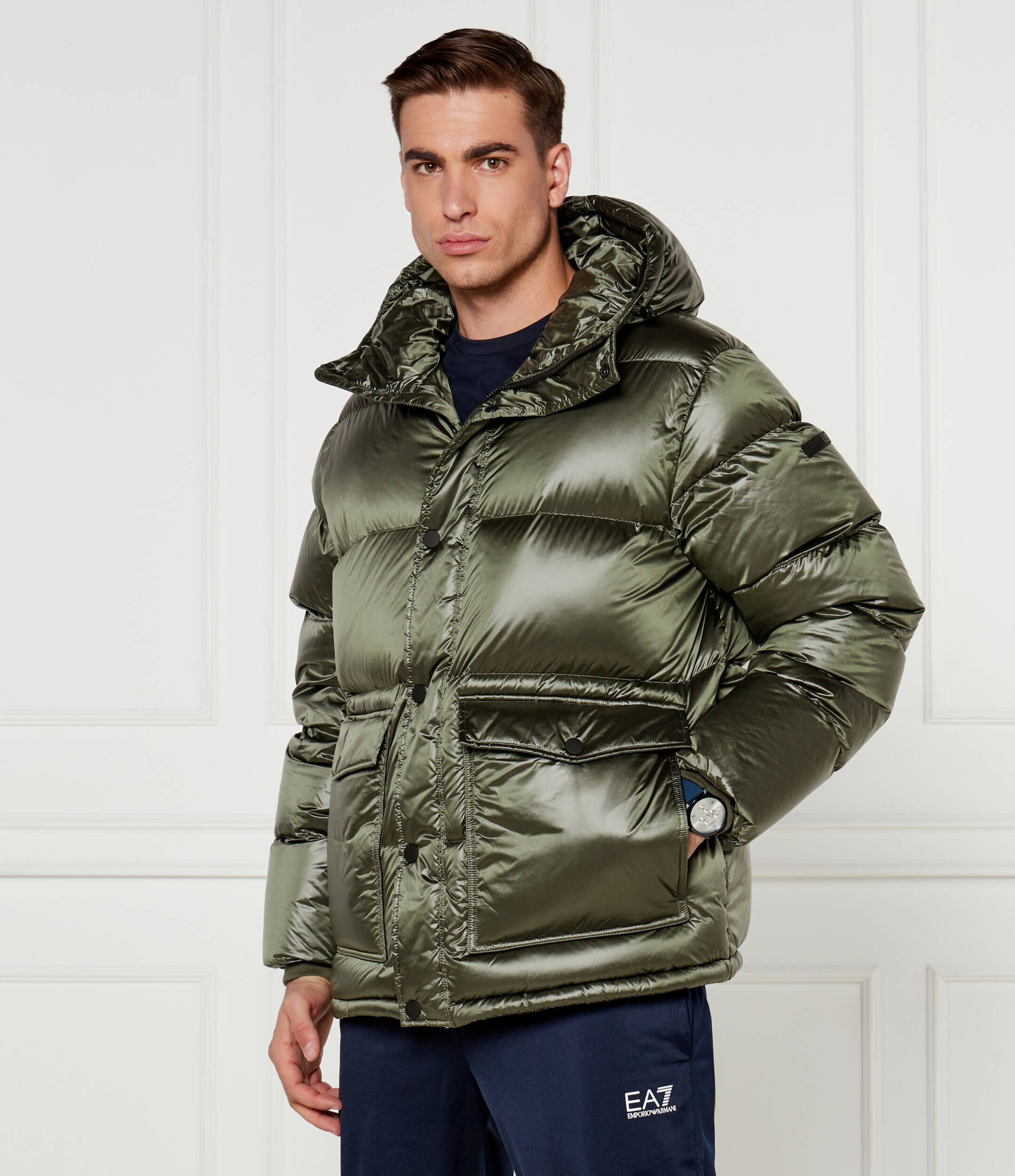 EA7 De puf geacă | Regular Fit