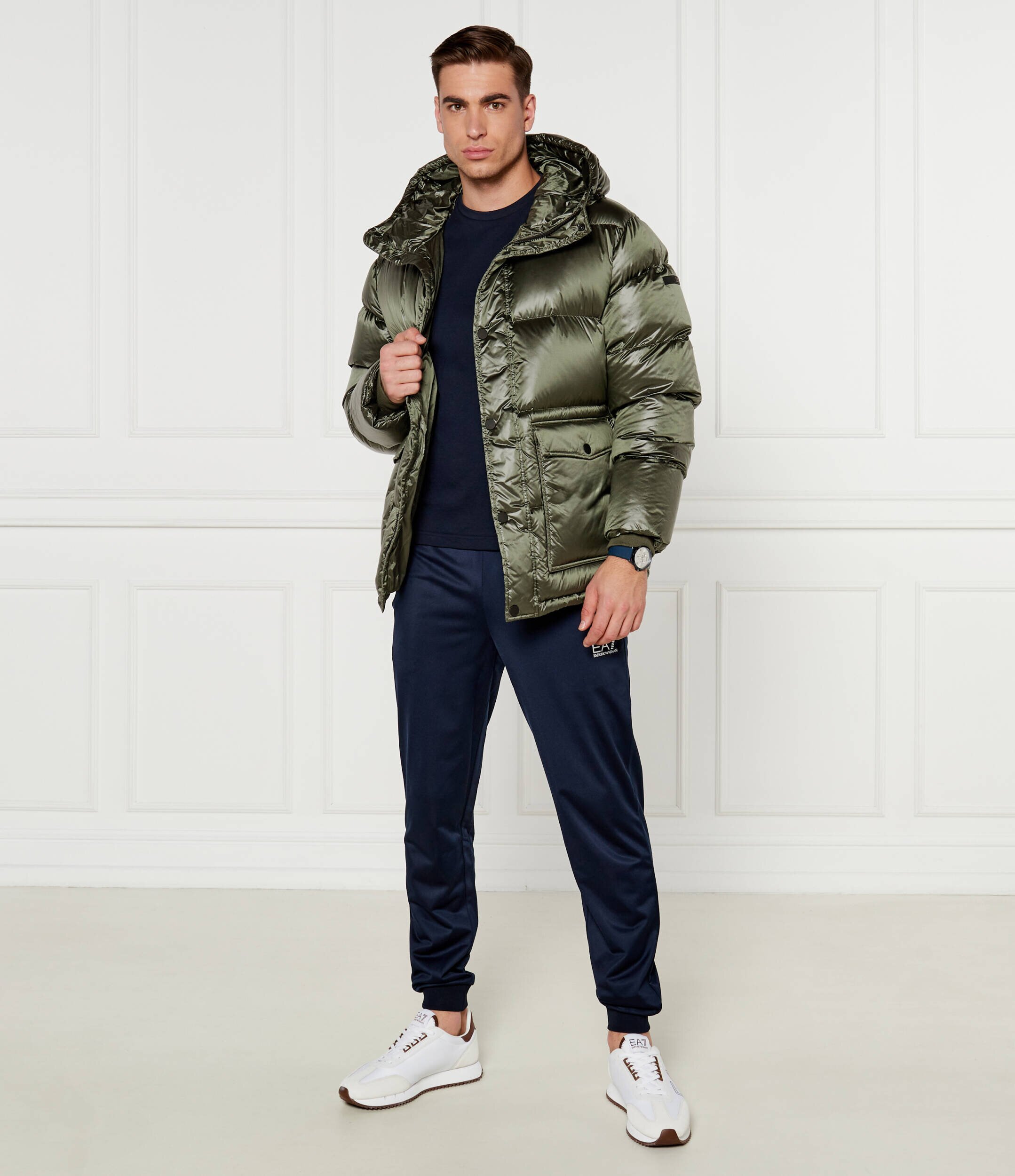EA7 De puf geacă | Regular Fit