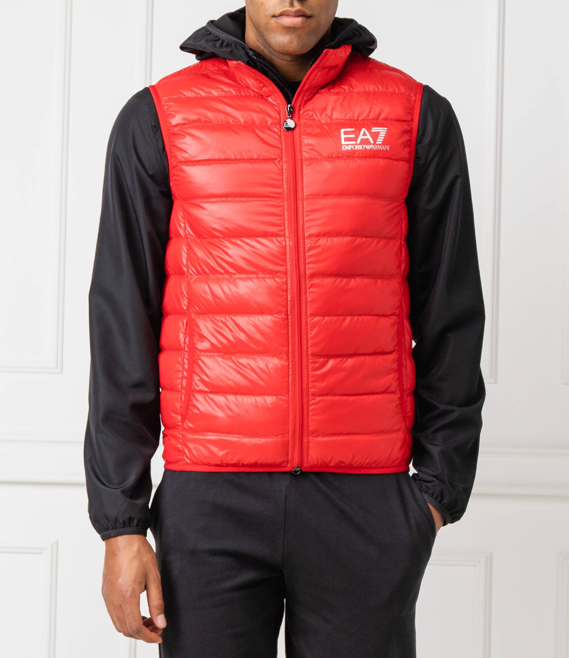 EA7 De puf vestă | Regular Fit