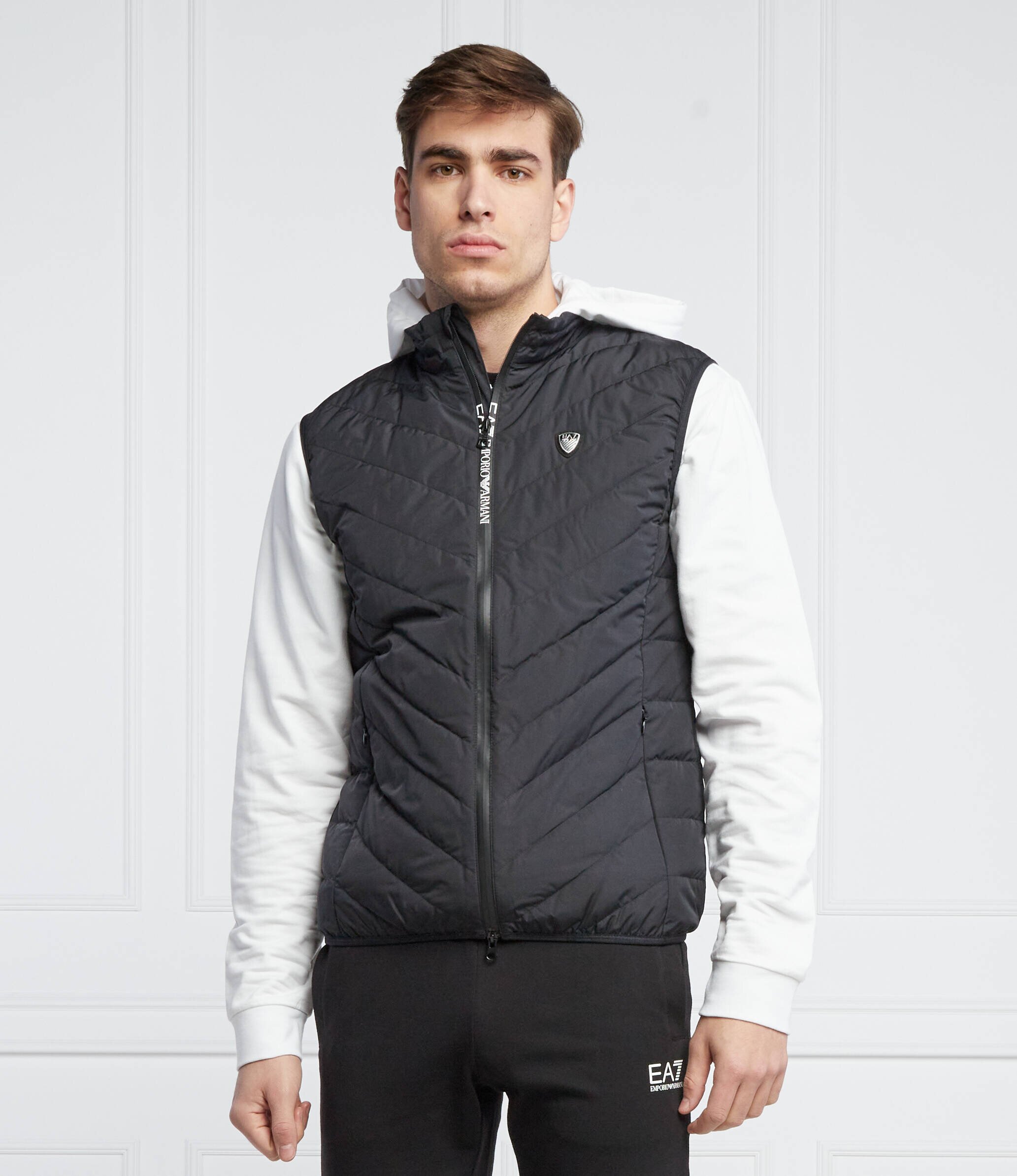EA7 De puf vestă | Regular Fit