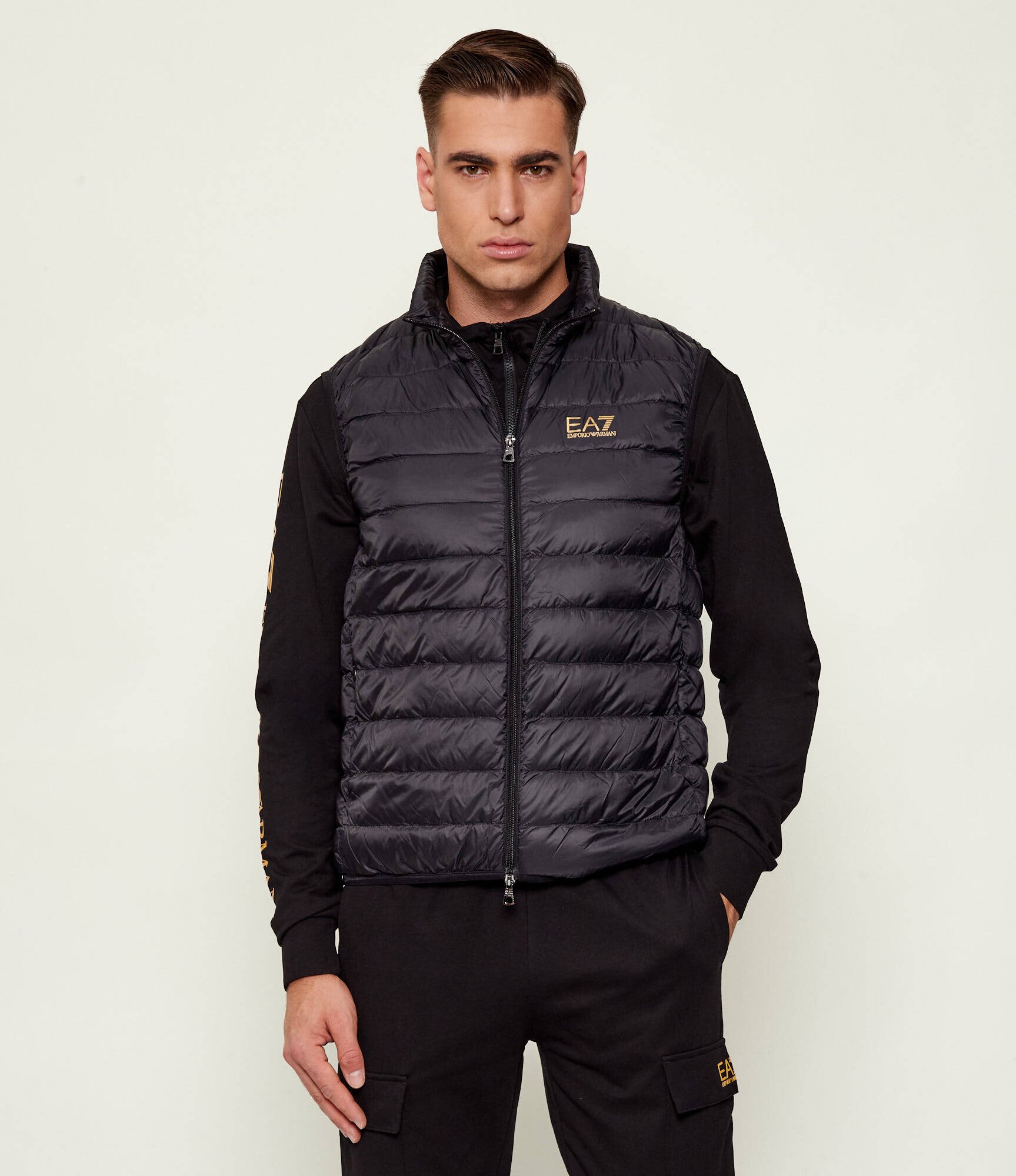 EA7 De puf vestă | Regular Fit