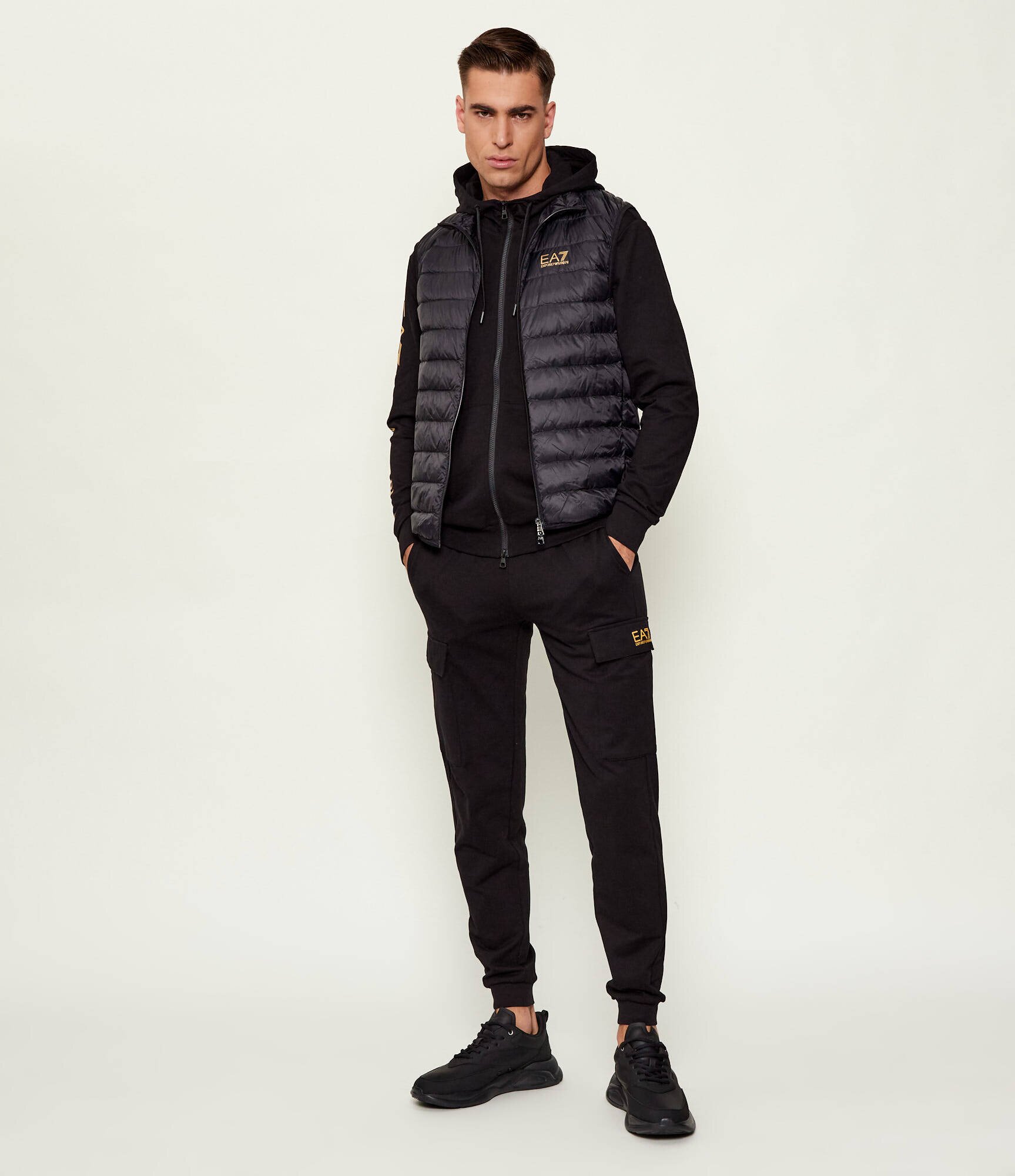 EA7 De puf vestă | Regular Fit