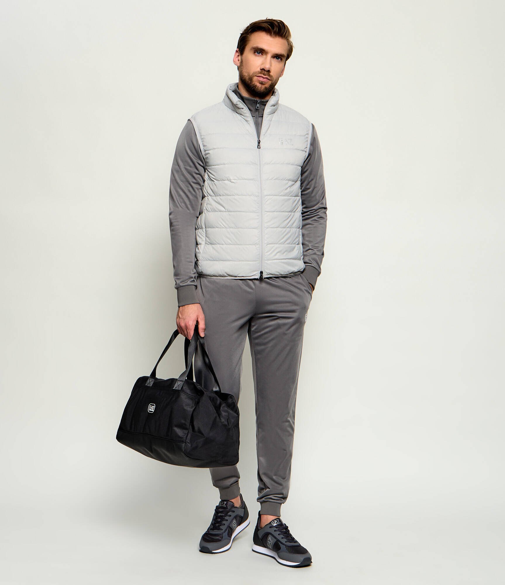 EA7 De puf vestă | Slim Fit
