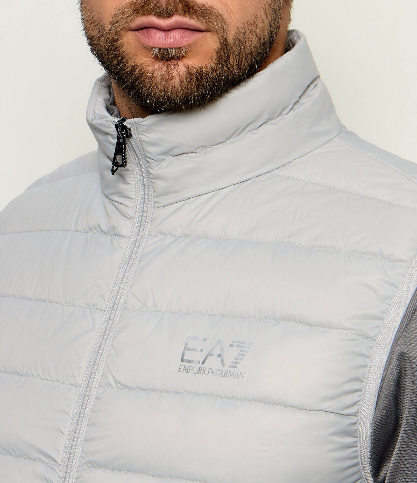 EA7 De puf vestă | Slim Fit