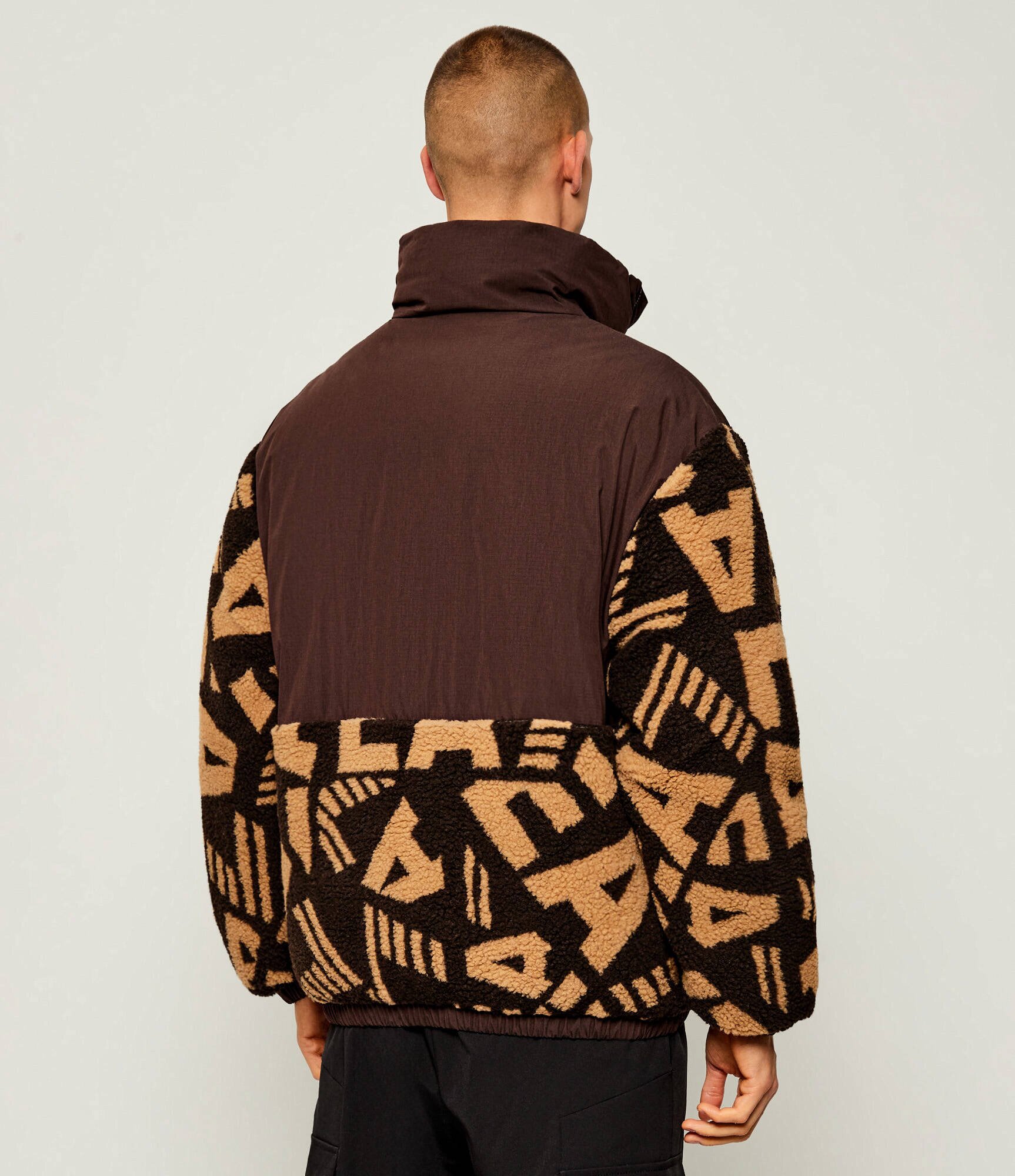 EA7 Din fleece geacă | Oversize fit