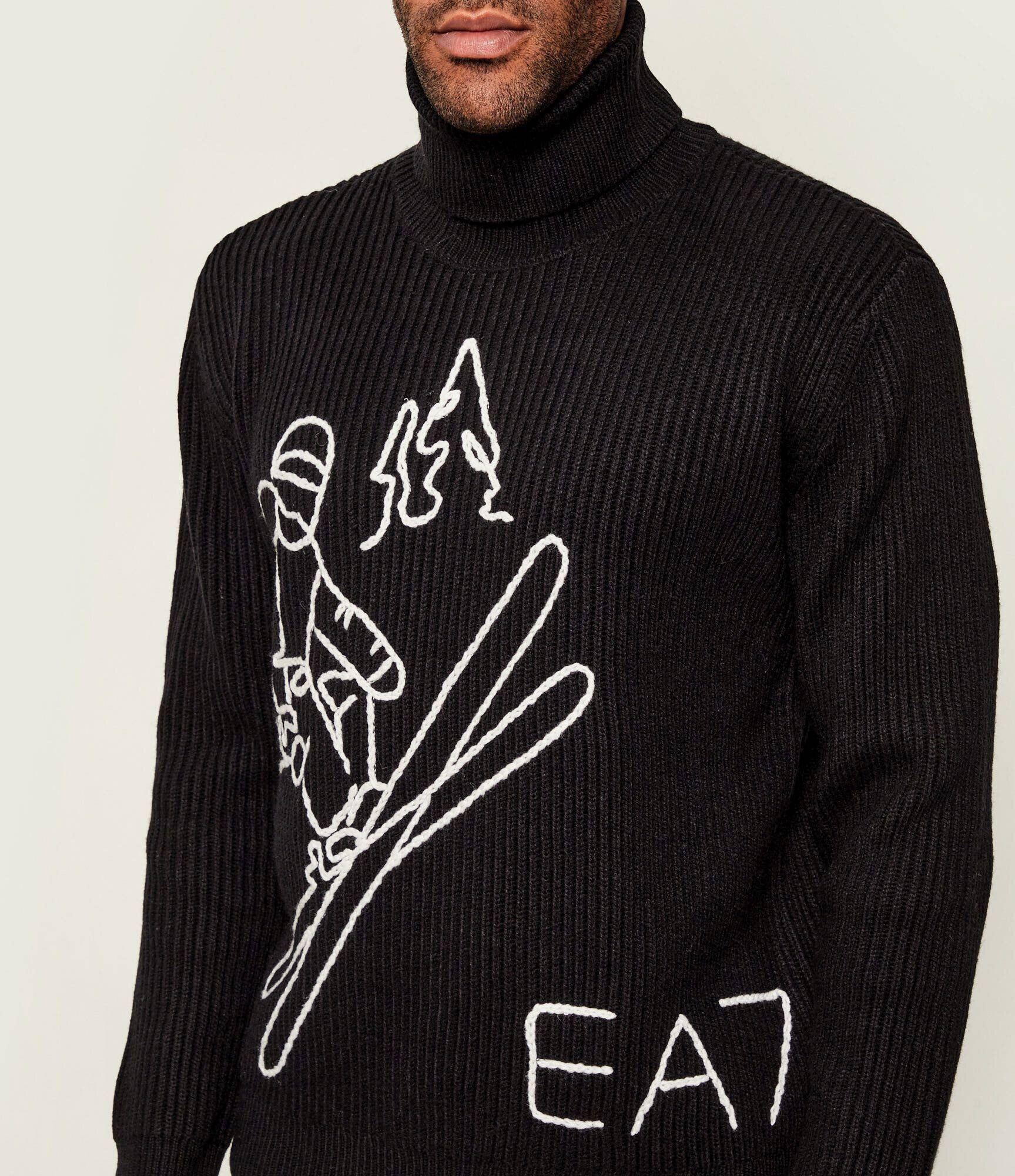EA7 Maletă | regular fit cu adaos de lână