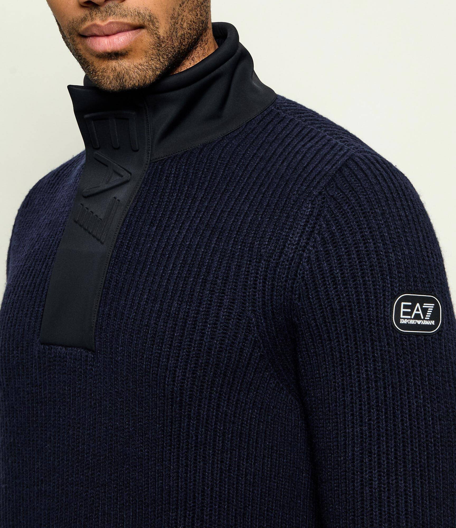 EA7 Pulover | regular fit cu adaos de lână