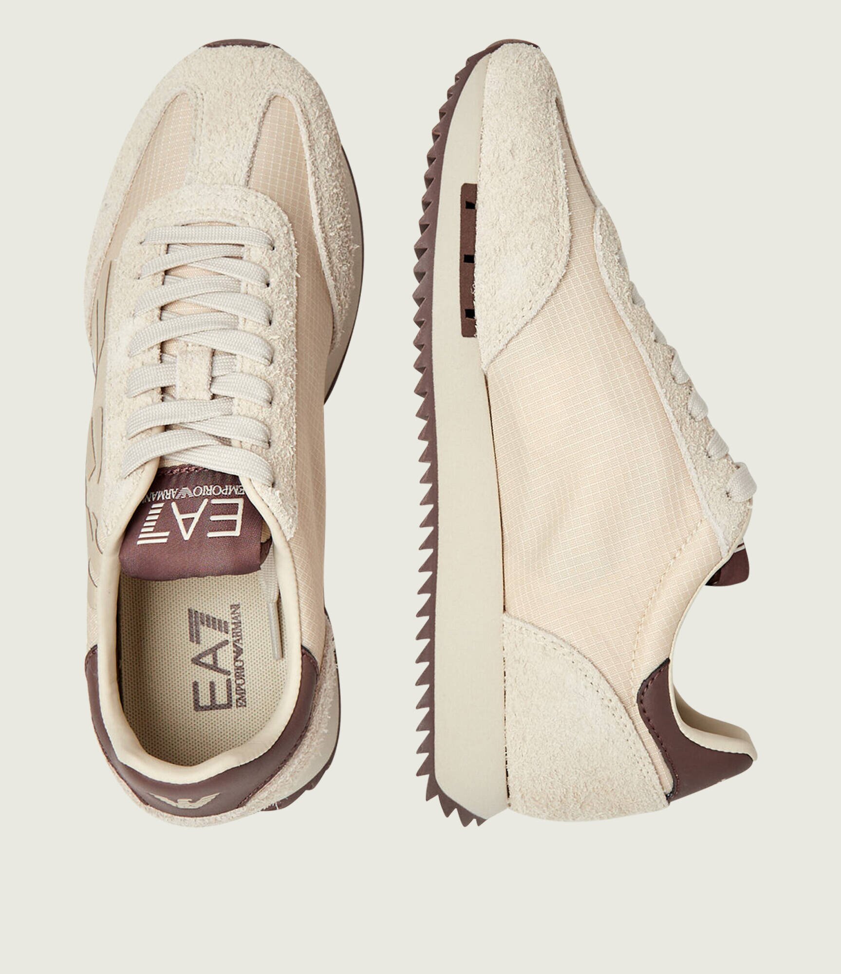 EA7 Sneakers | piele întoarsă