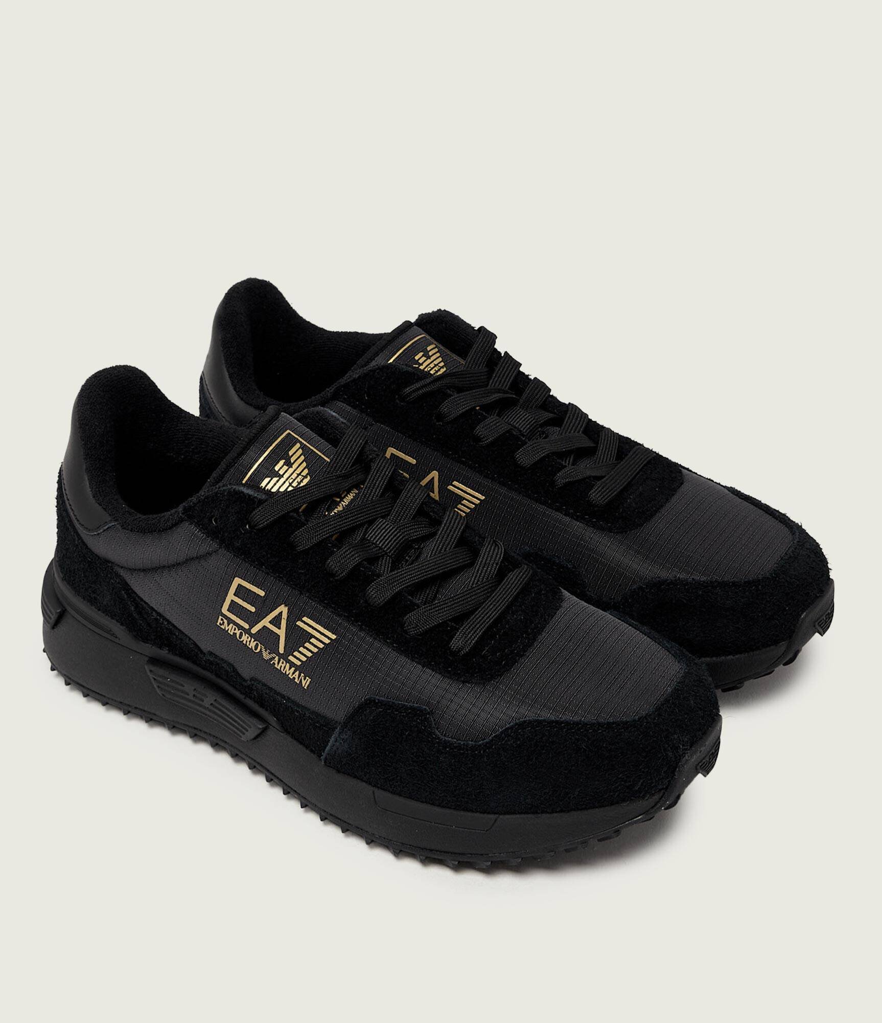 EA7 Sneakers | piele întoarsă