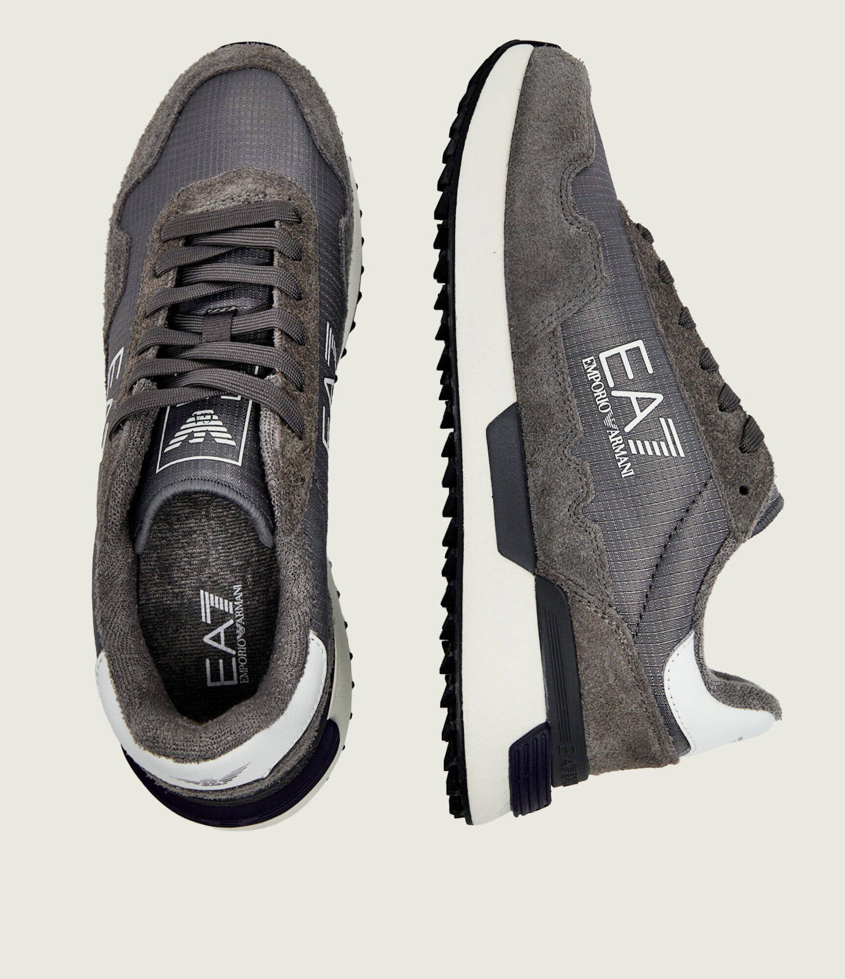 EA7 Sneakers | piele întoarsă