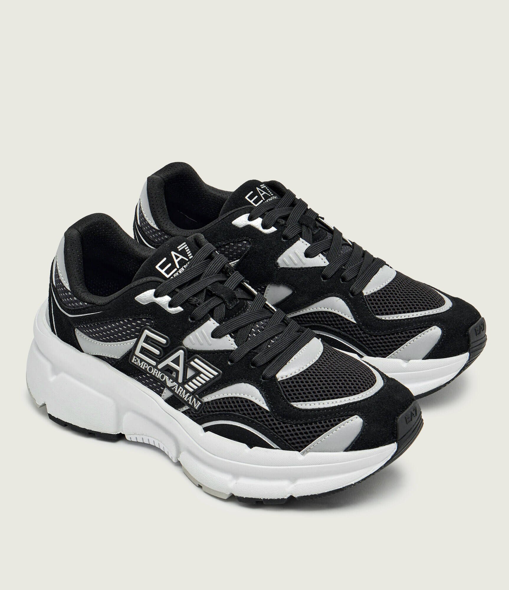 EA7 Sneakers | piele întoarsă