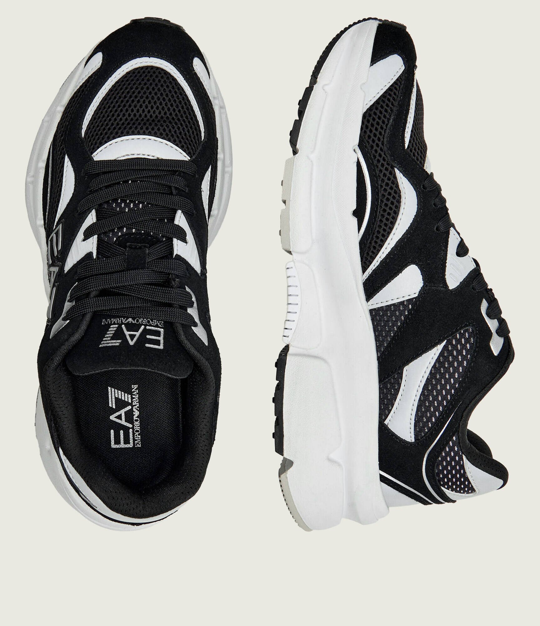 EA7 Sneakers | piele întoarsă