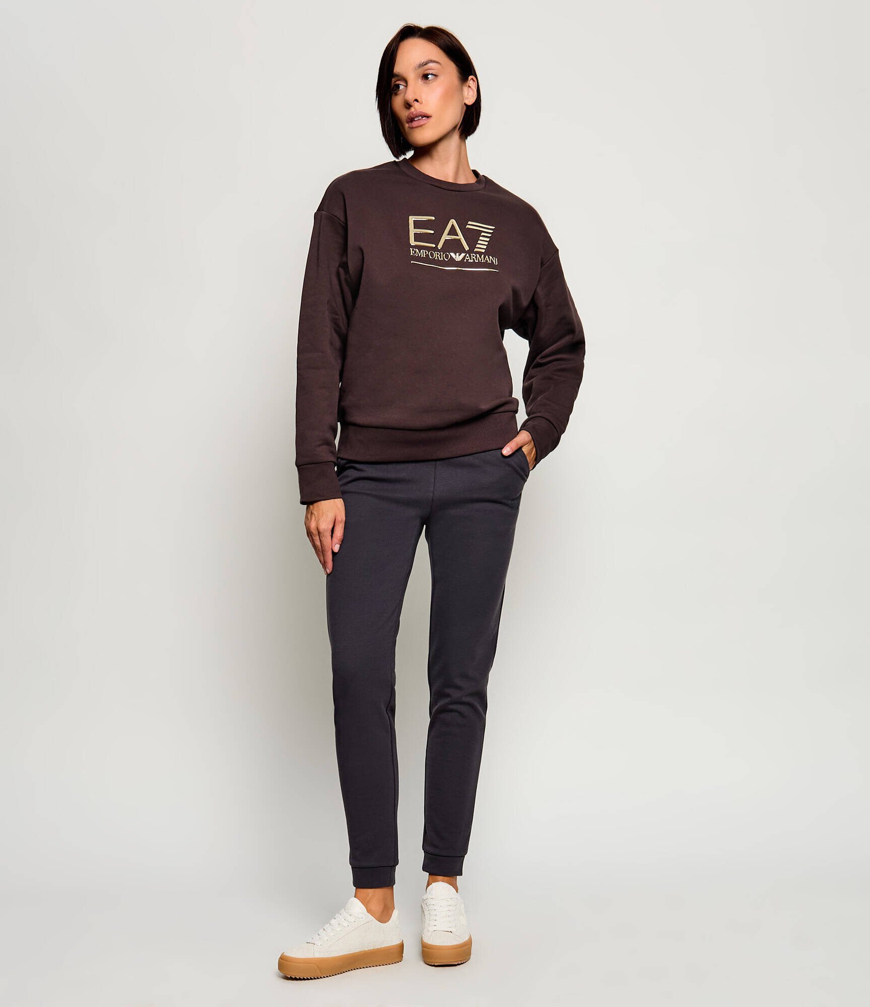 EA7 Sneakers | piele întoarsă