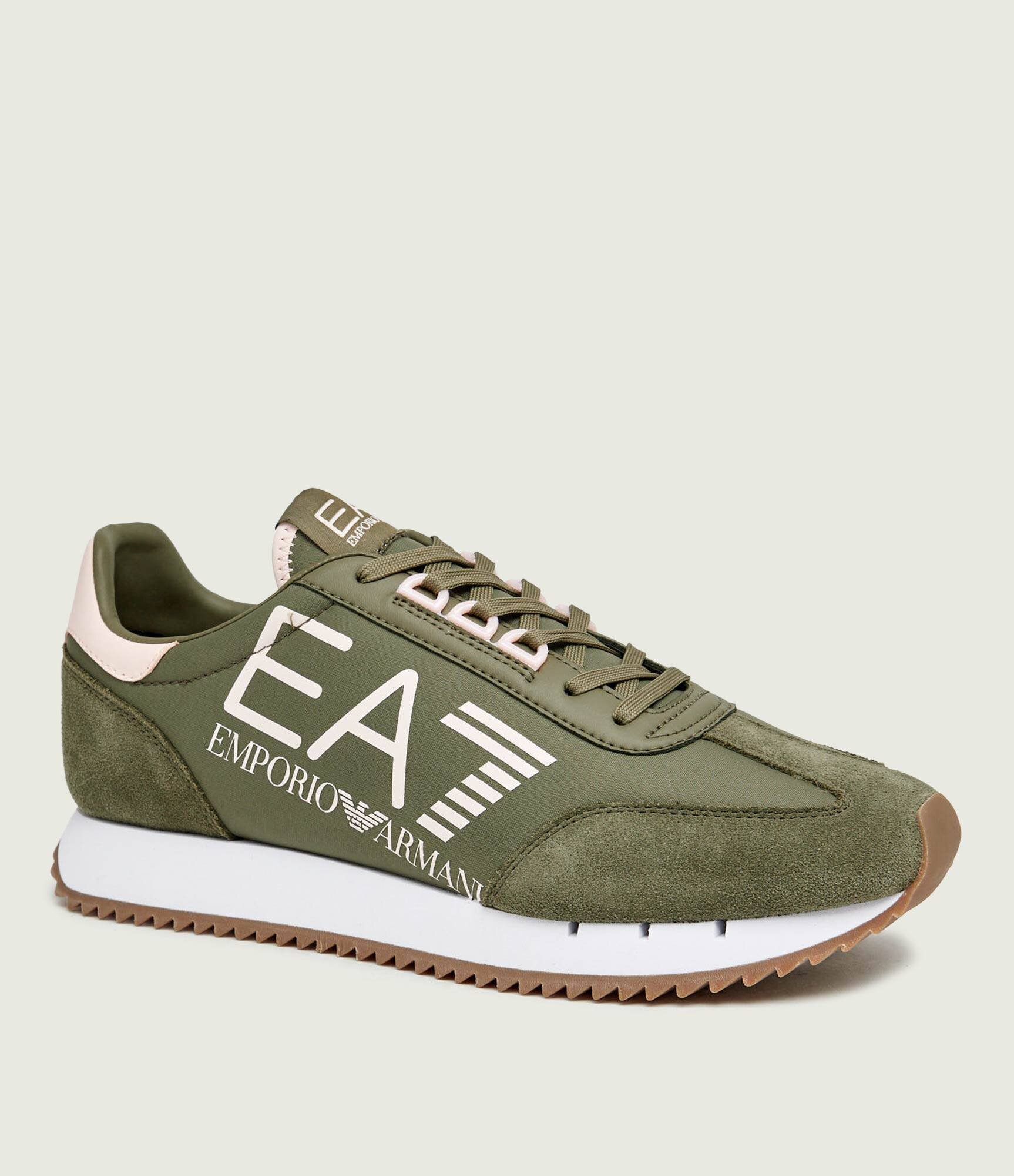 EA7 Sneakers | piele întoarsă