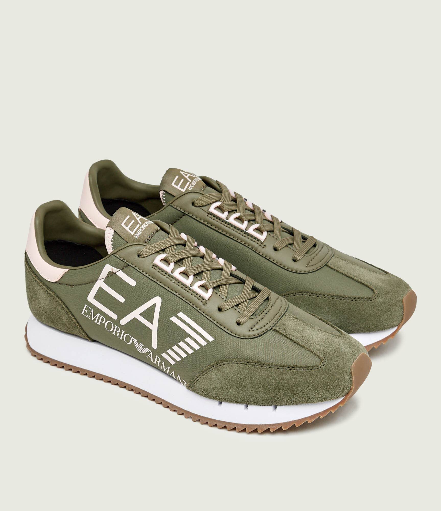 EA7 Sneakers | piele întoarsă