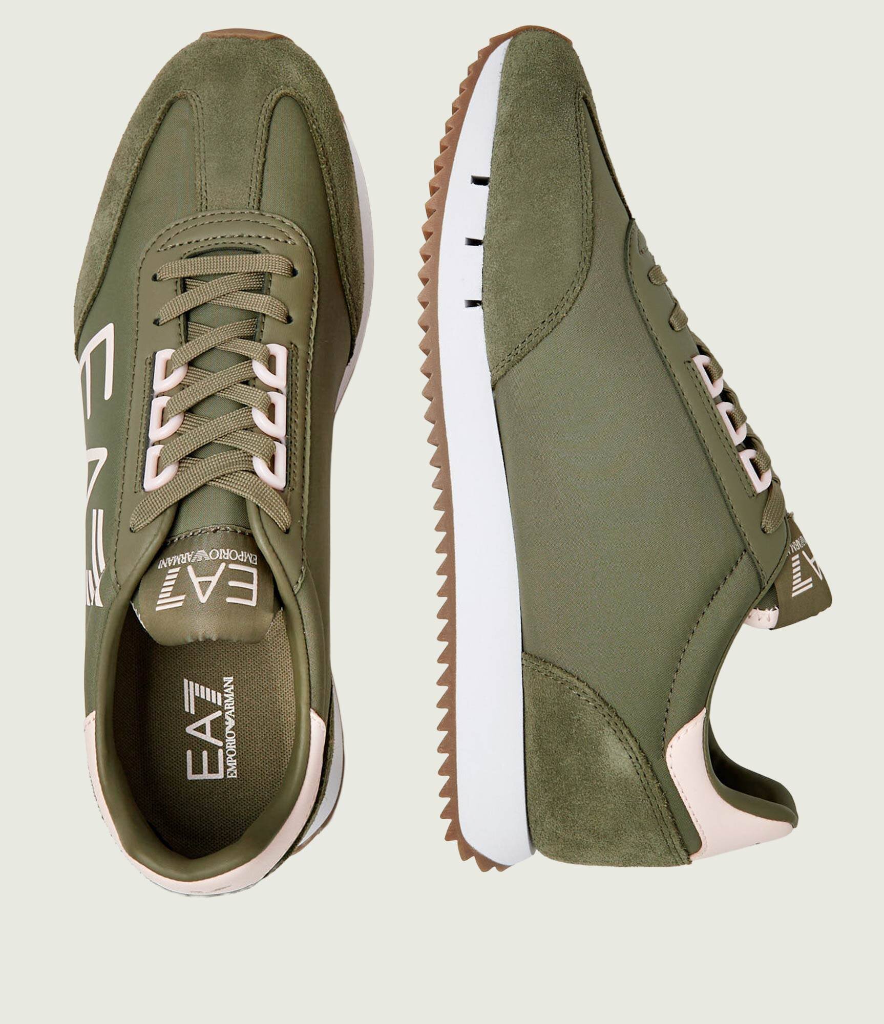 EA7 Sneakers | piele întoarsă