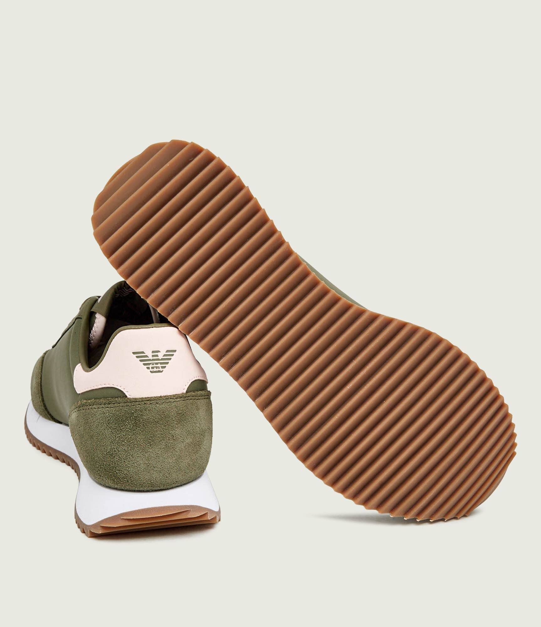 EA7 Sneakers | piele întoarsă