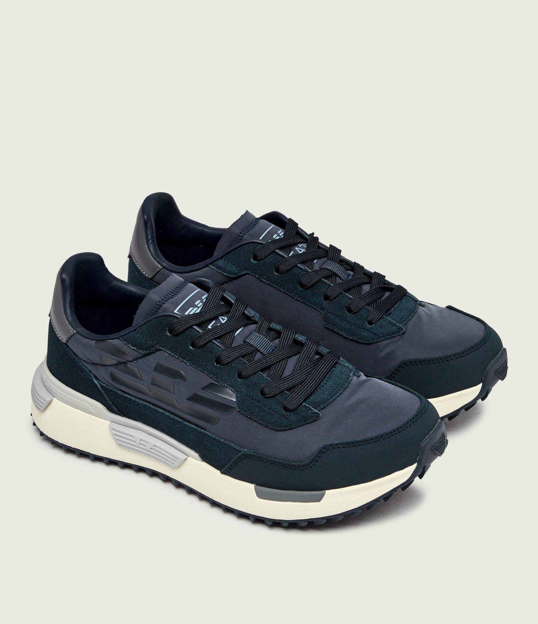 EA7 Sneakers | piele întoarsă