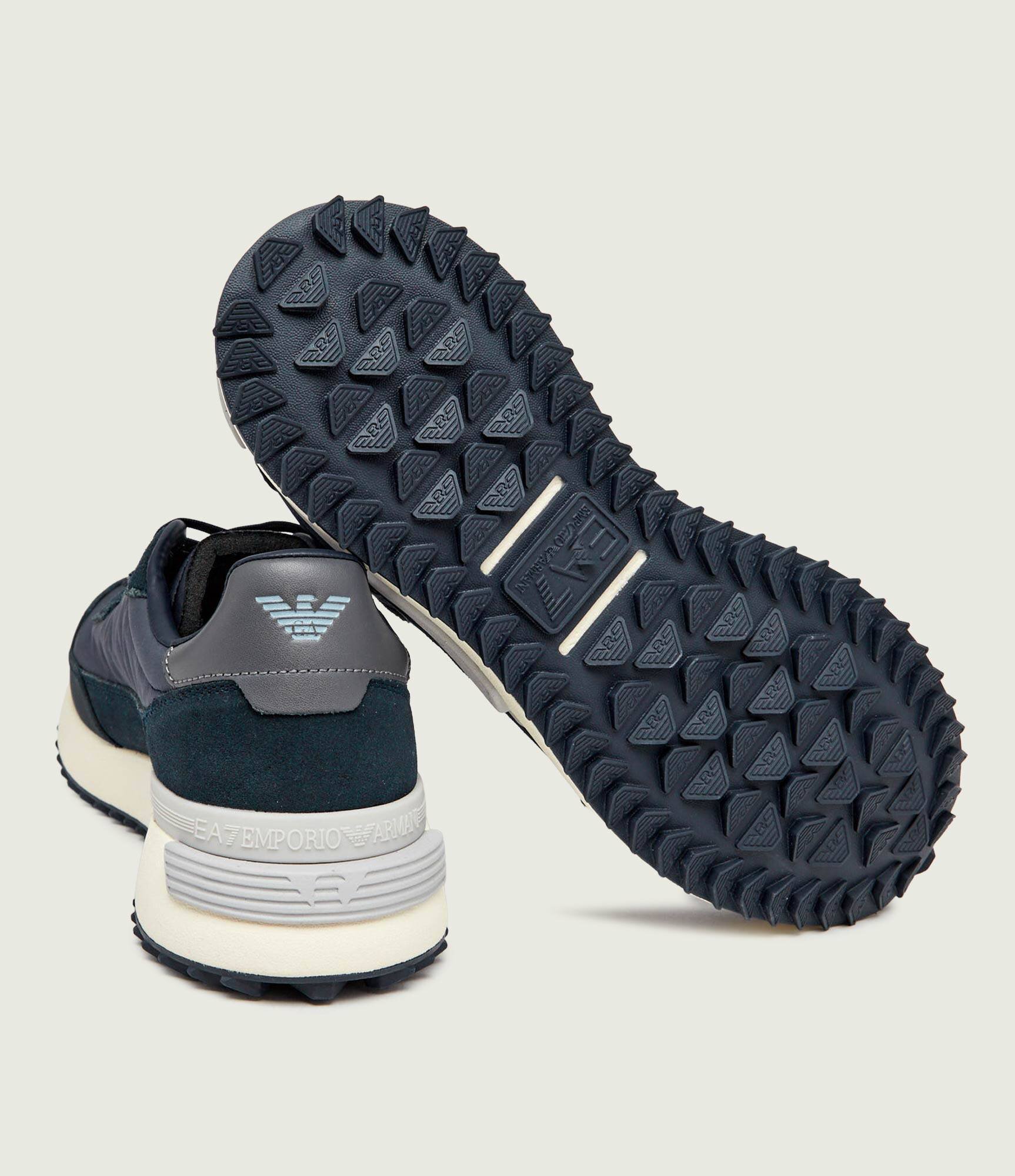 EA7 Sneakers | piele întoarsă