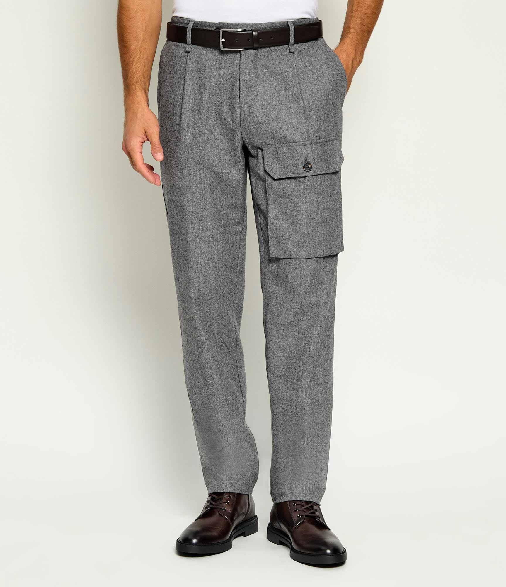 Eleventy De lână pantaloni | regular fit cu adaos de cașmir