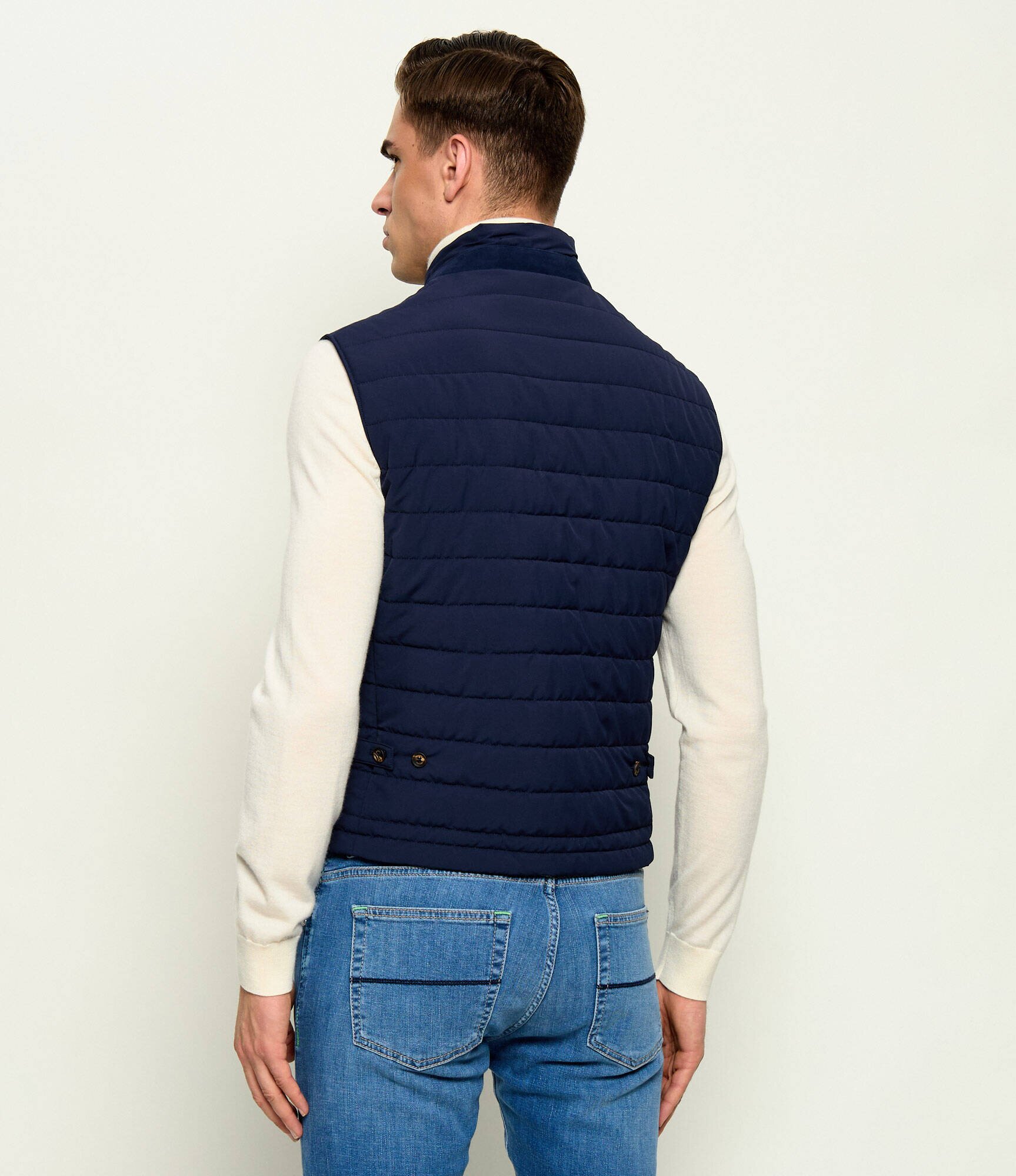 Eleventy De lână vestă | Slim Fit